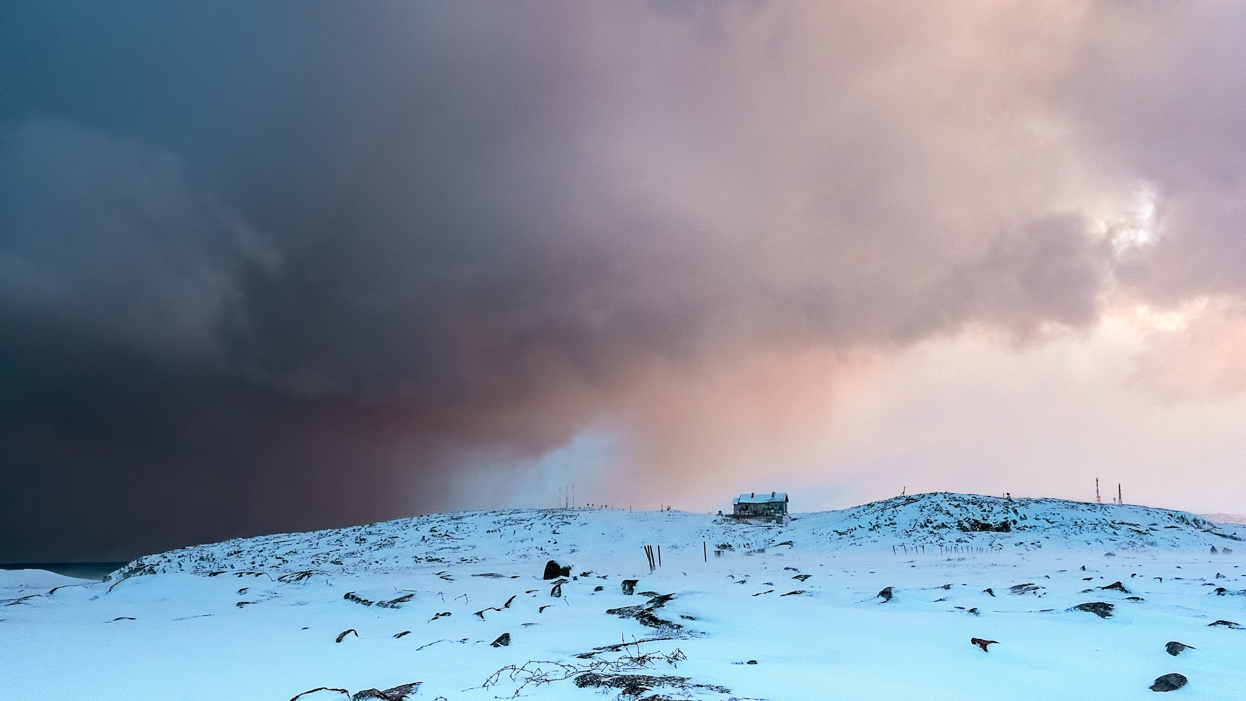 Мурманск, северное сияние. Творческие сьемки