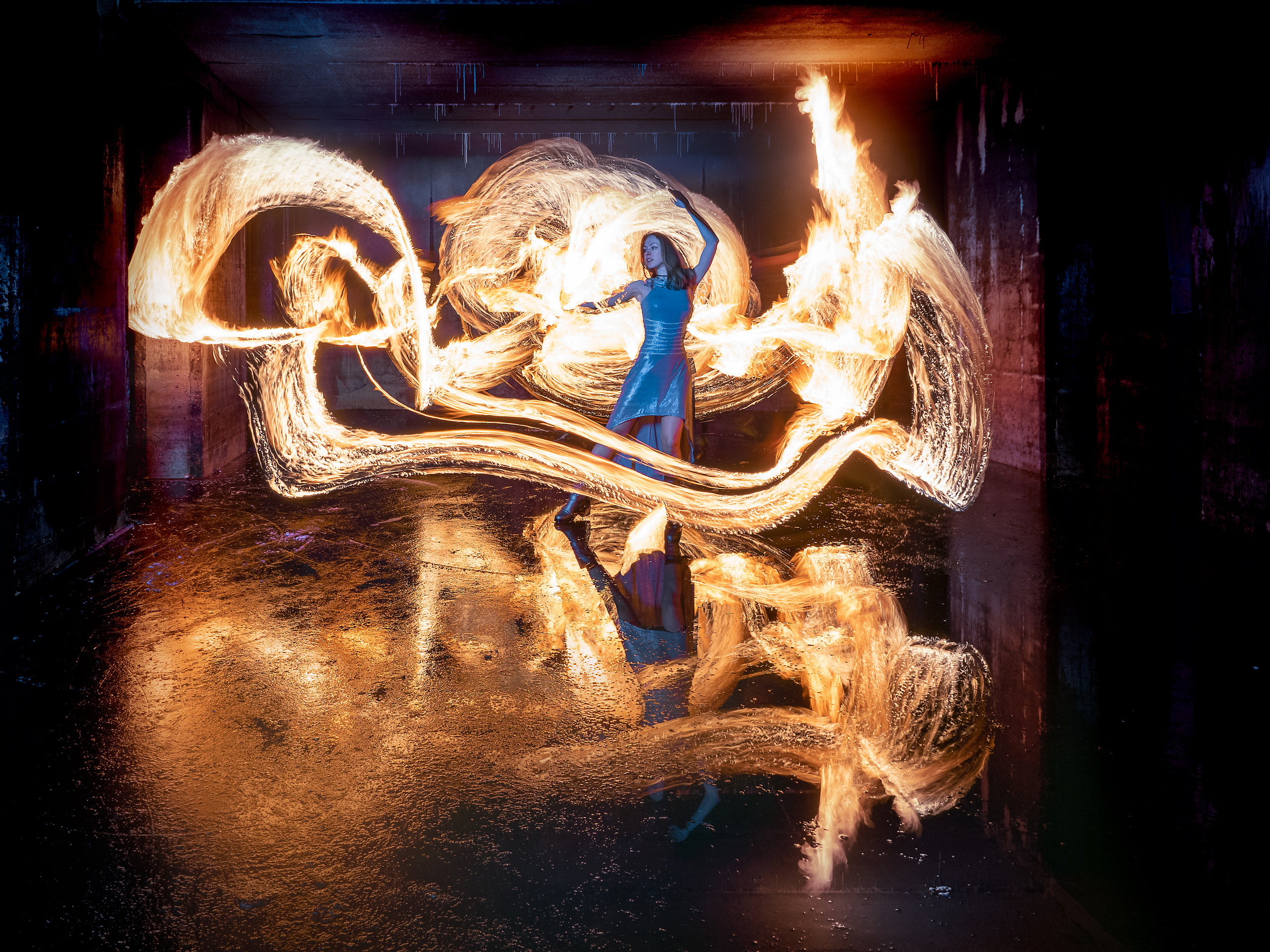 Огонь. Творческие сьемки