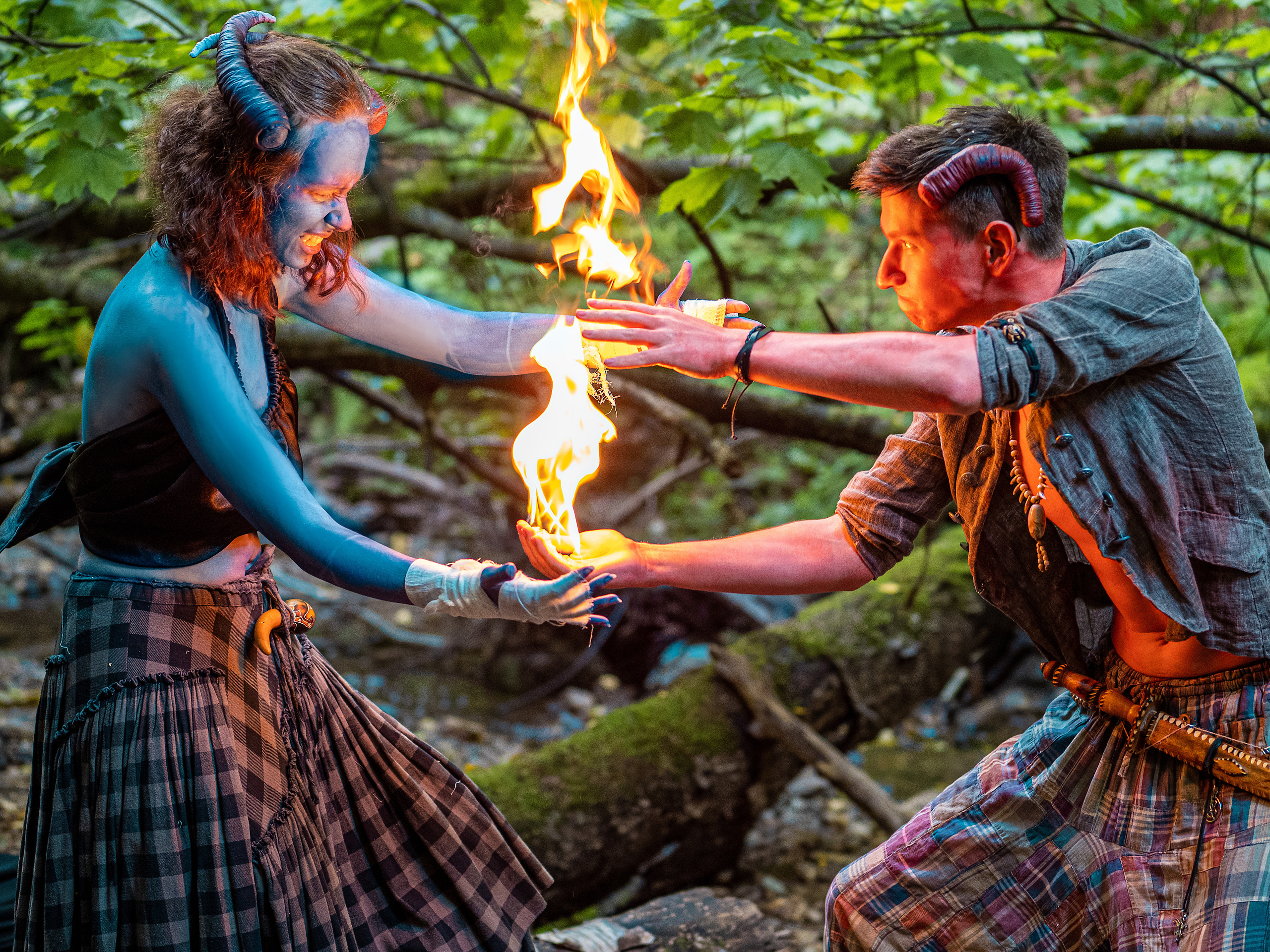 Огонь. Творческие сьемки