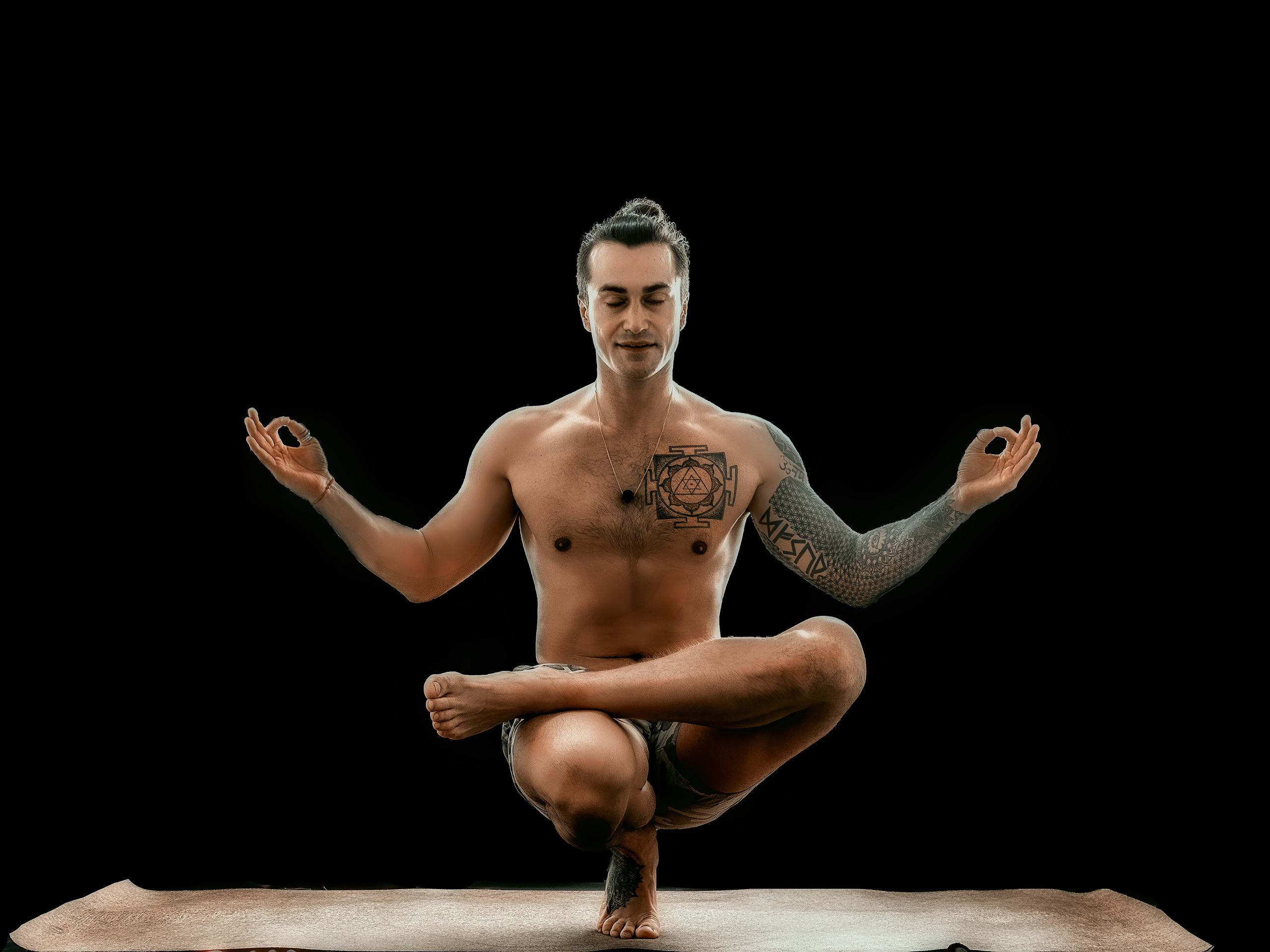 Йога. Творческие сьемки