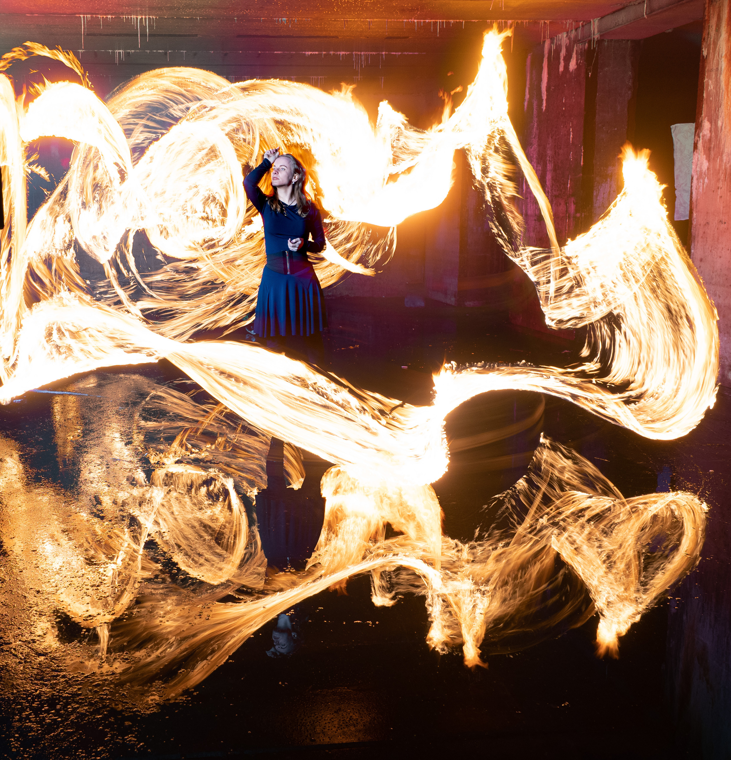 Огонь. Творческие сьемки