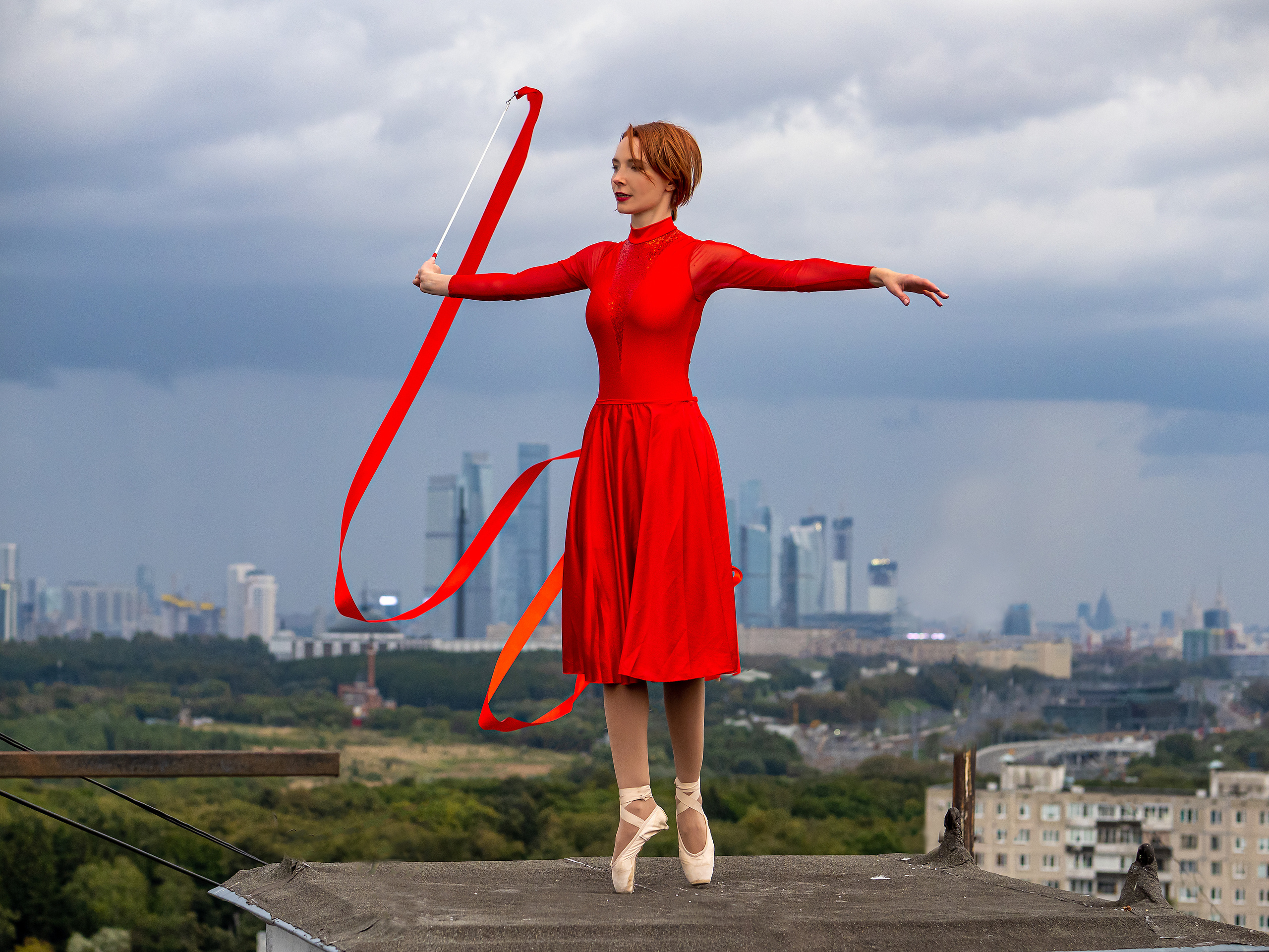 Танцы на крыше. Творческие сьемки