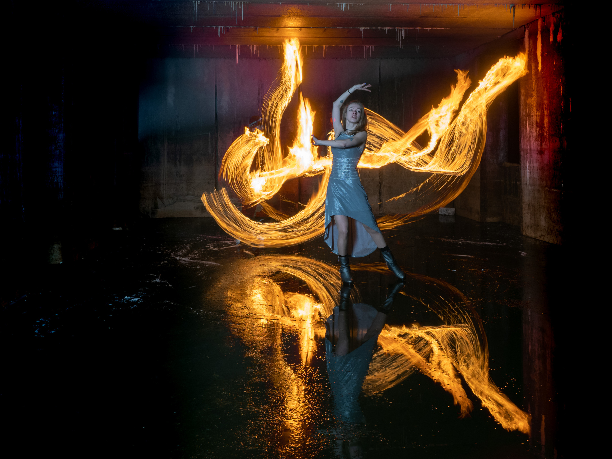 Огонь. Творческие сьемки