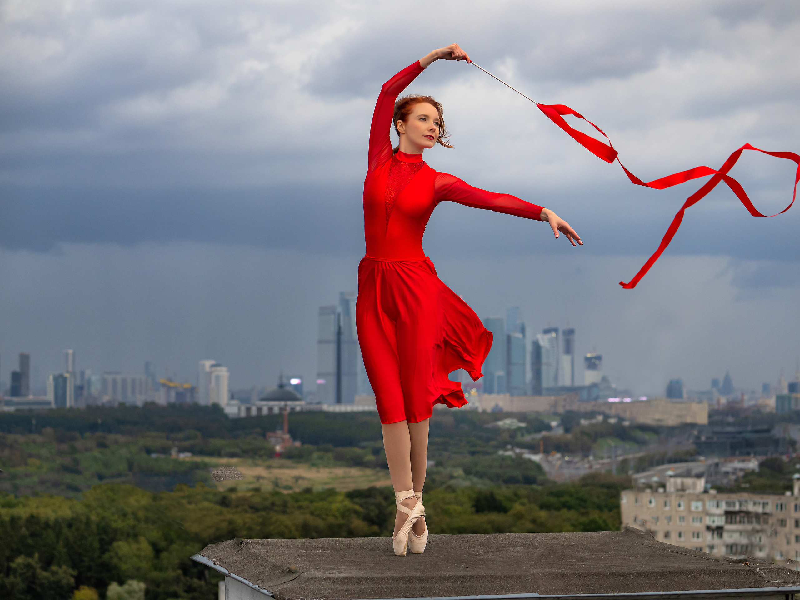 Танцы на крыше. Творческие сьемки