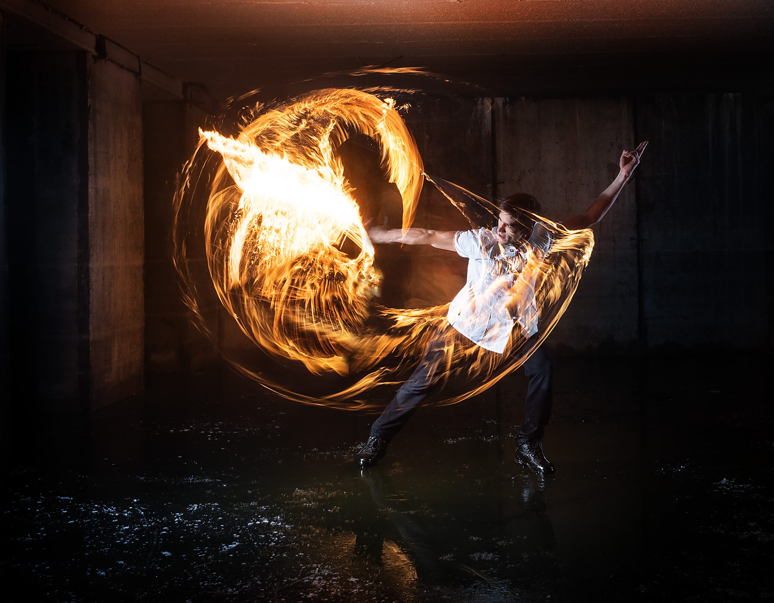 Огонь. Творческие сьемки