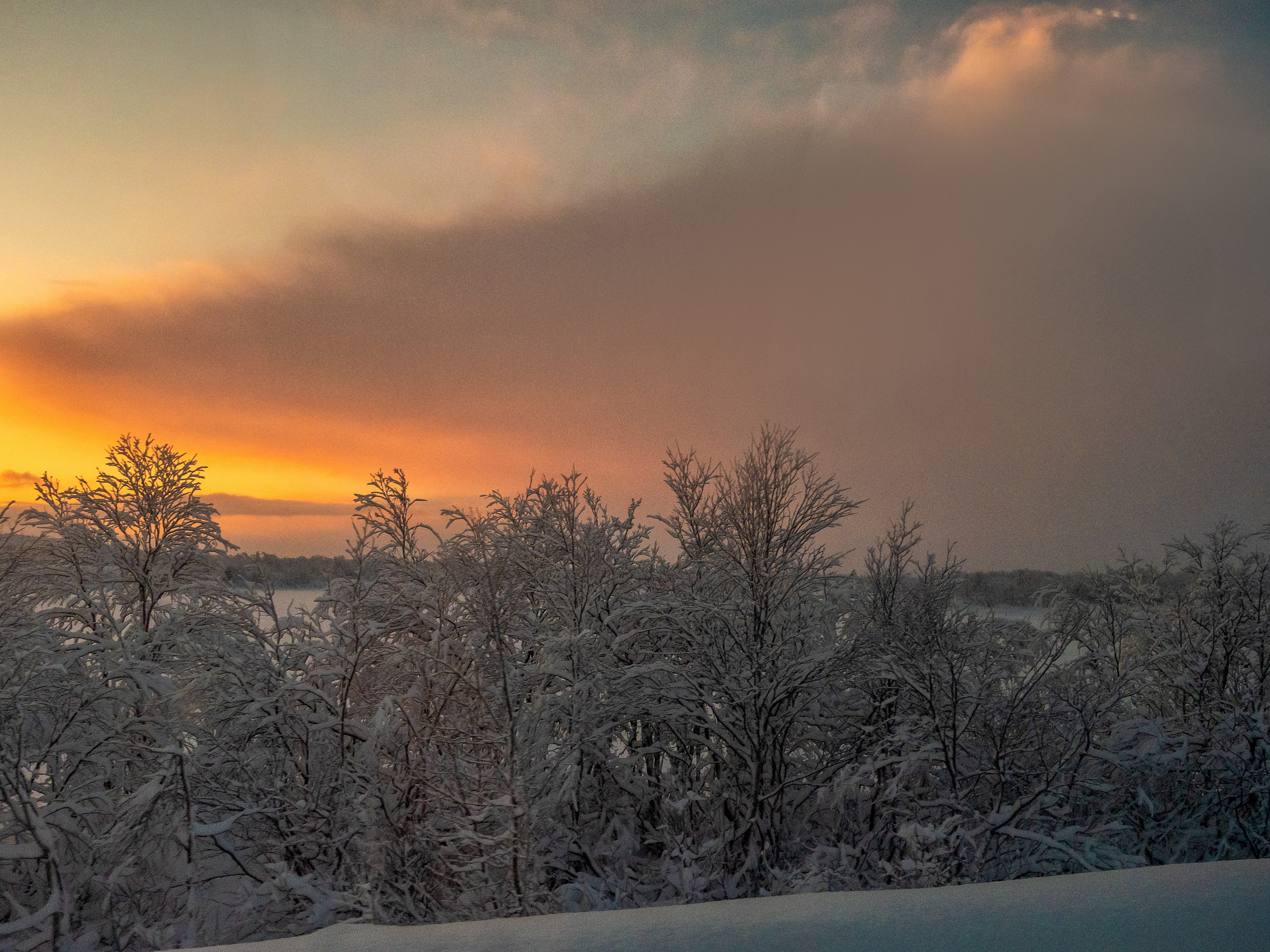 Мурманск, северное сияние. Творческие сьемки