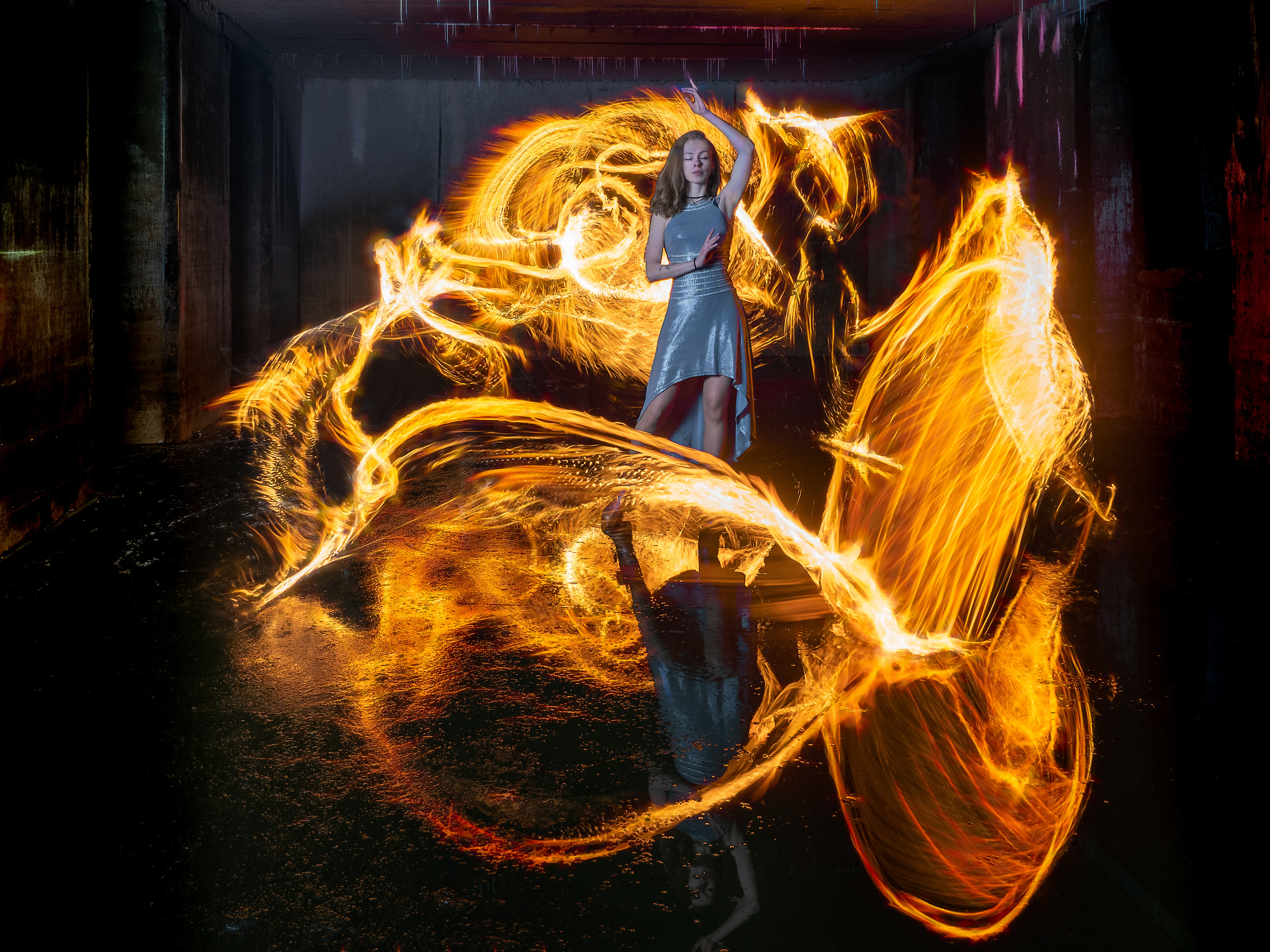 Огонь. Творческие сьемки