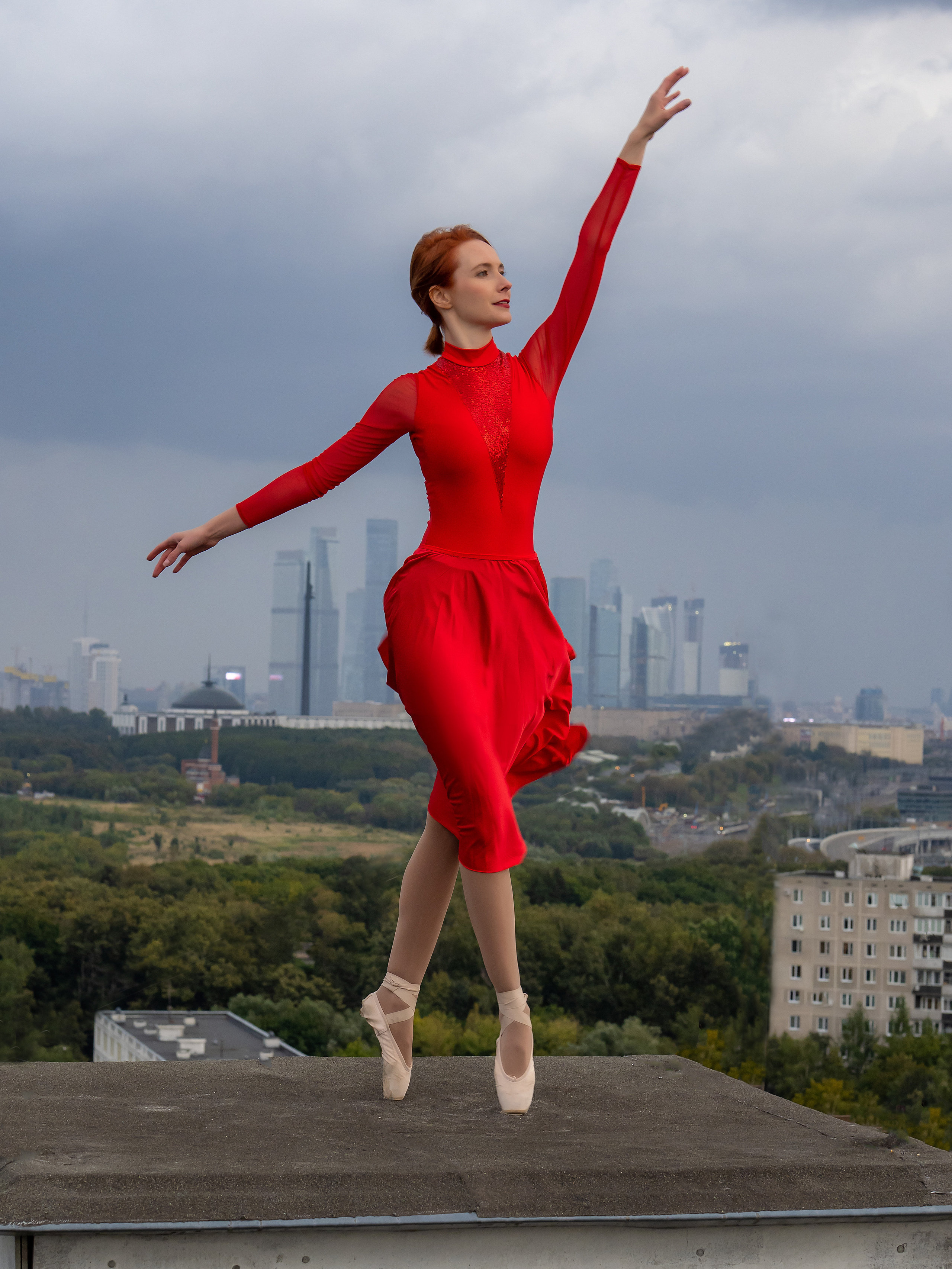 Танцы на крыше. Творческие сьемки