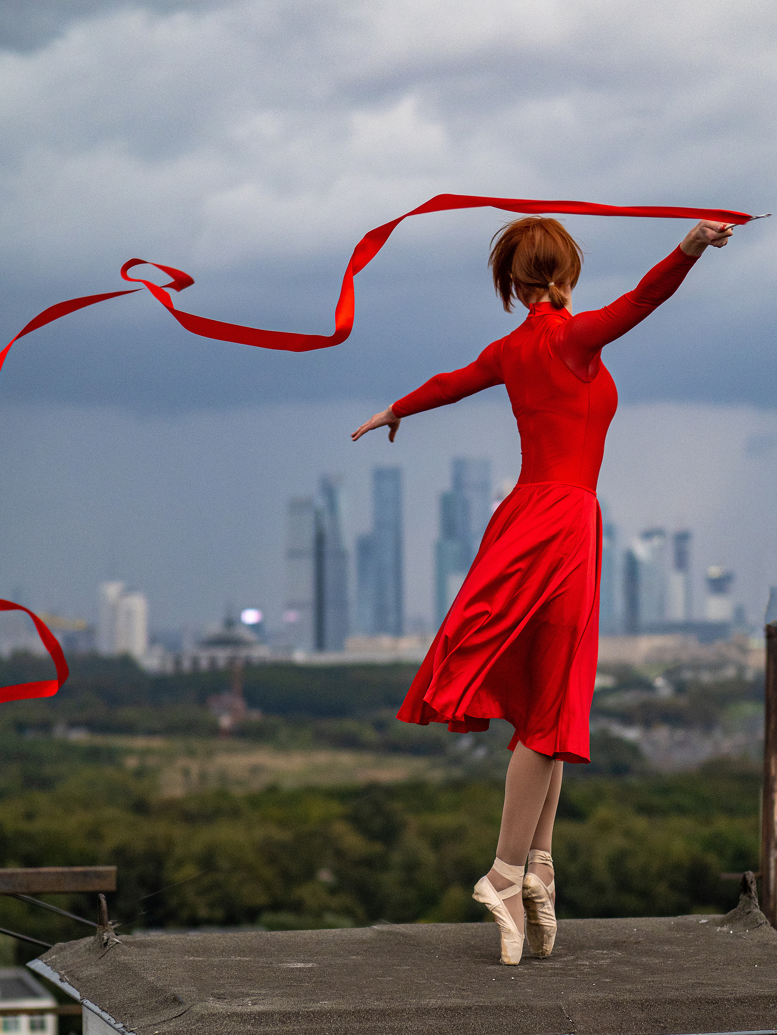 Танцы на крыше. Творческие сьемки