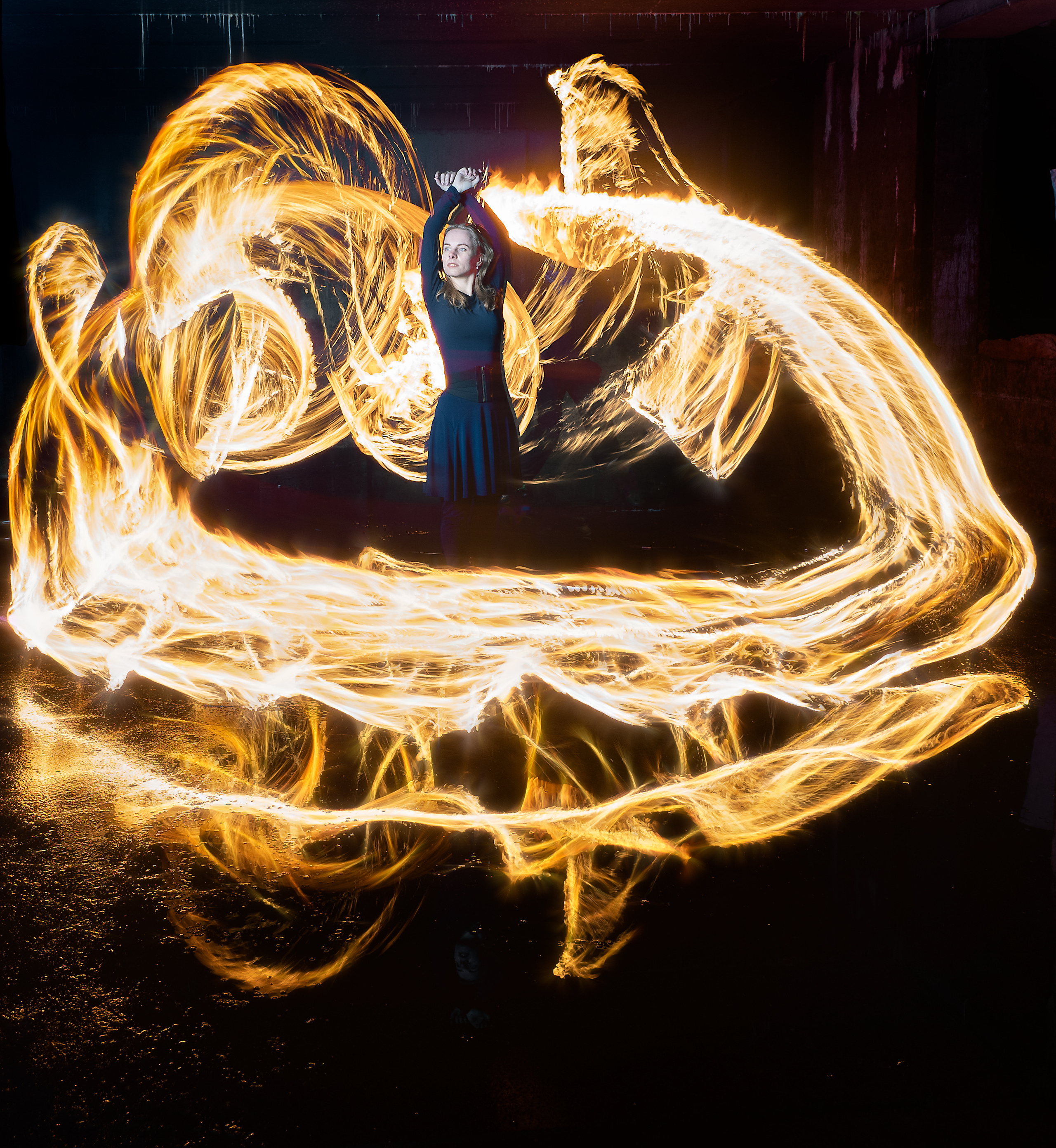 Огонь. Творческие сьемки