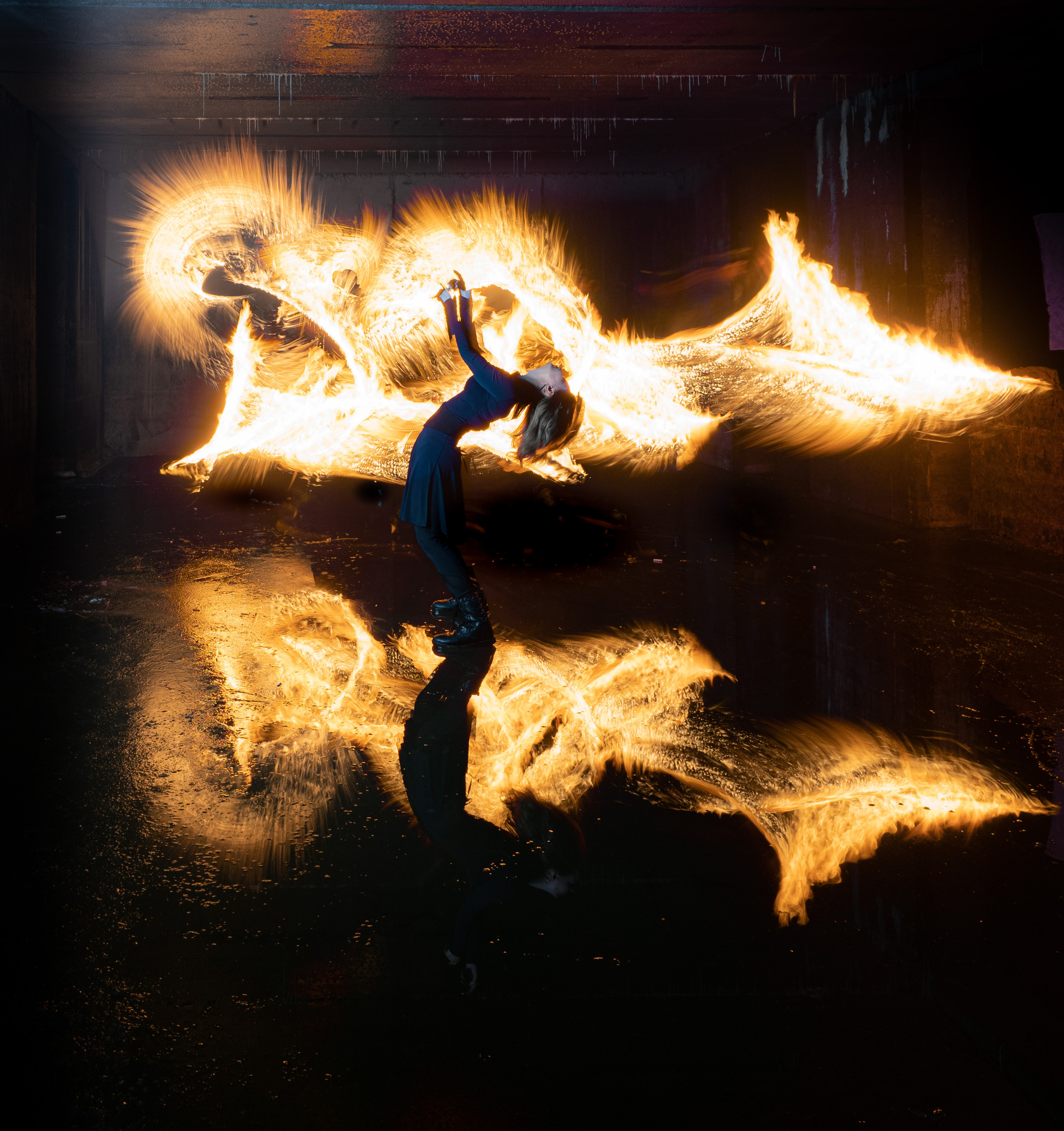 Огонь. Творческие сьемки