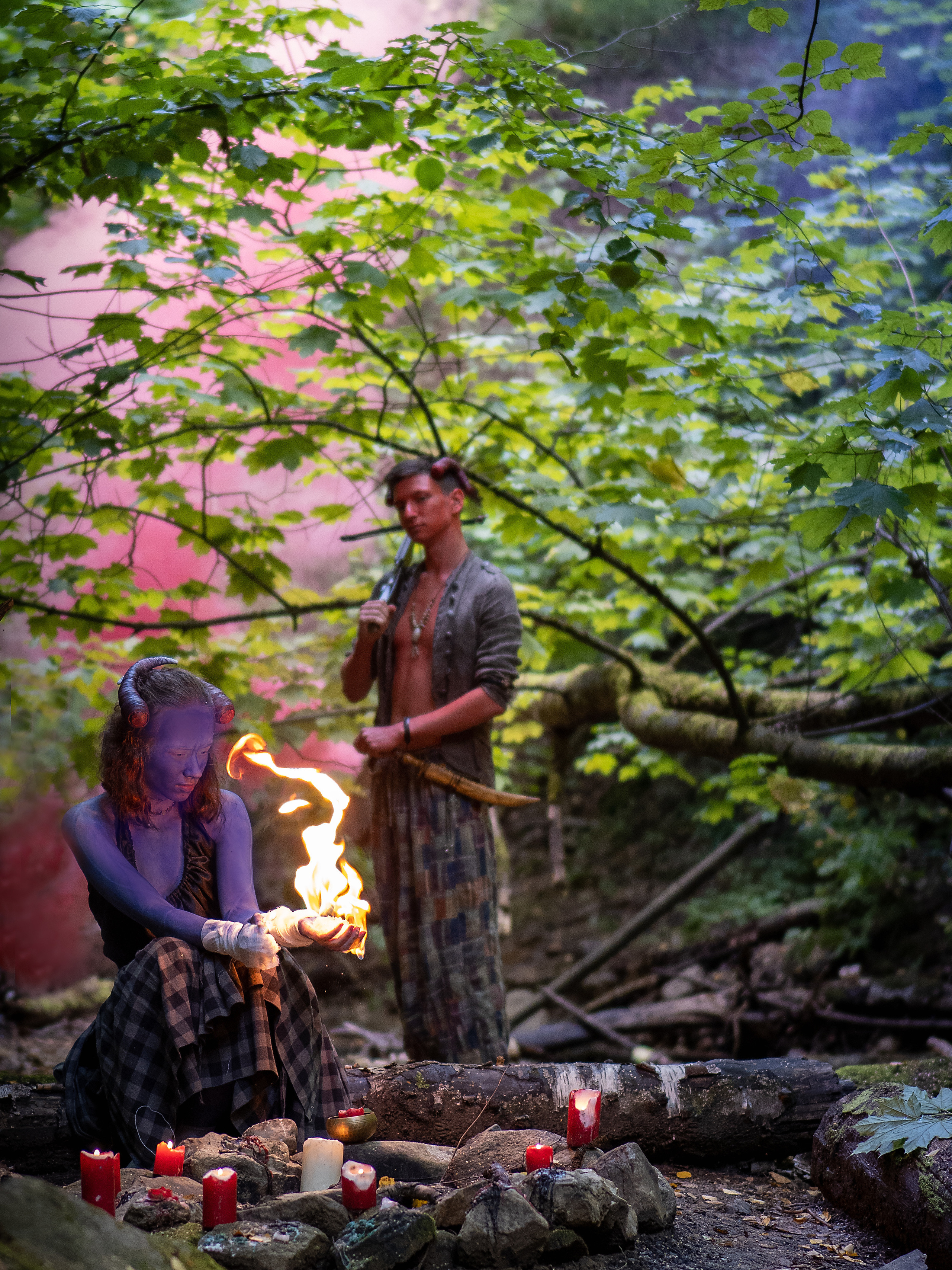 Огонь. Творческие сьемки