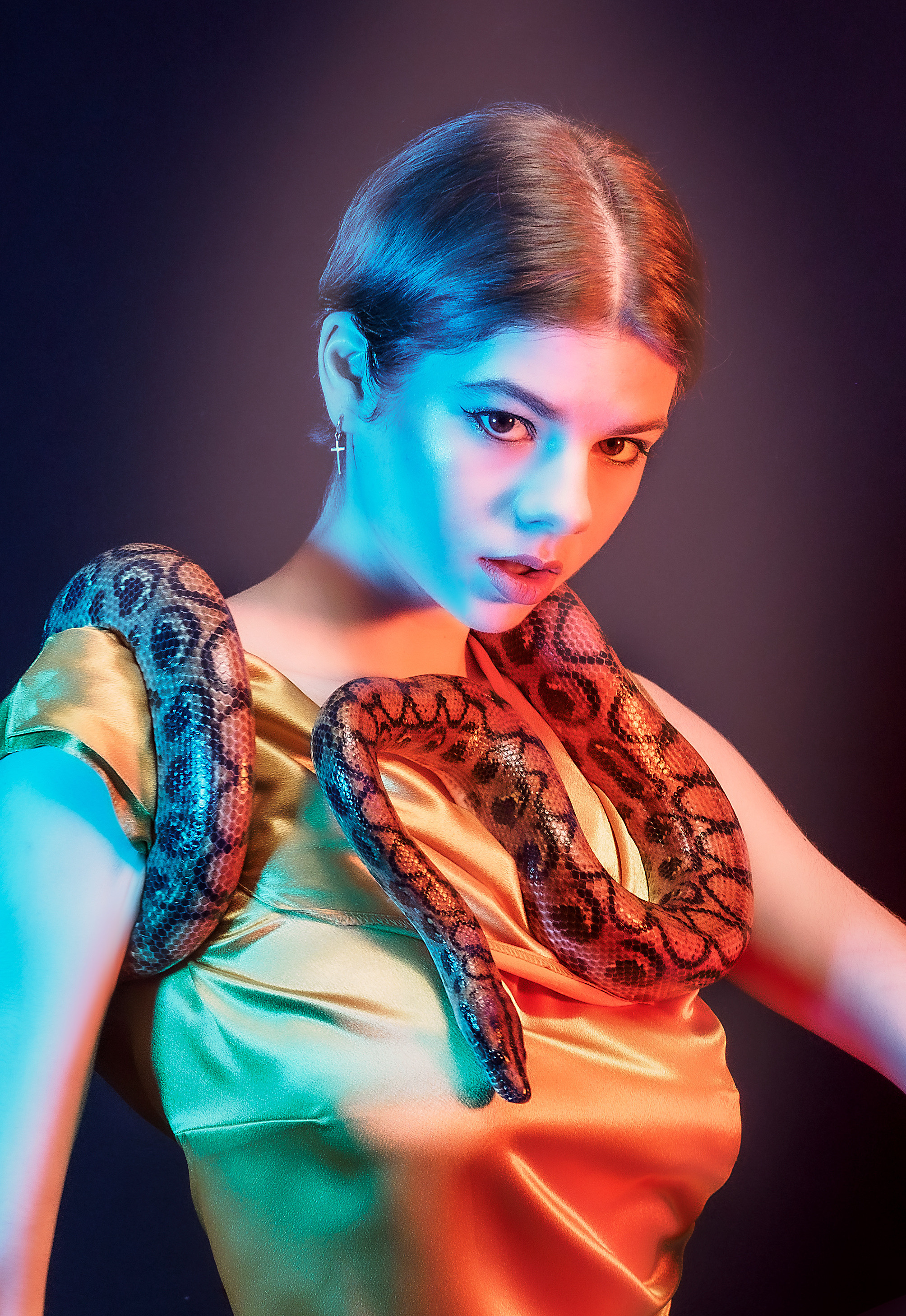 Радужный удав и Мария. Творческие сьемки