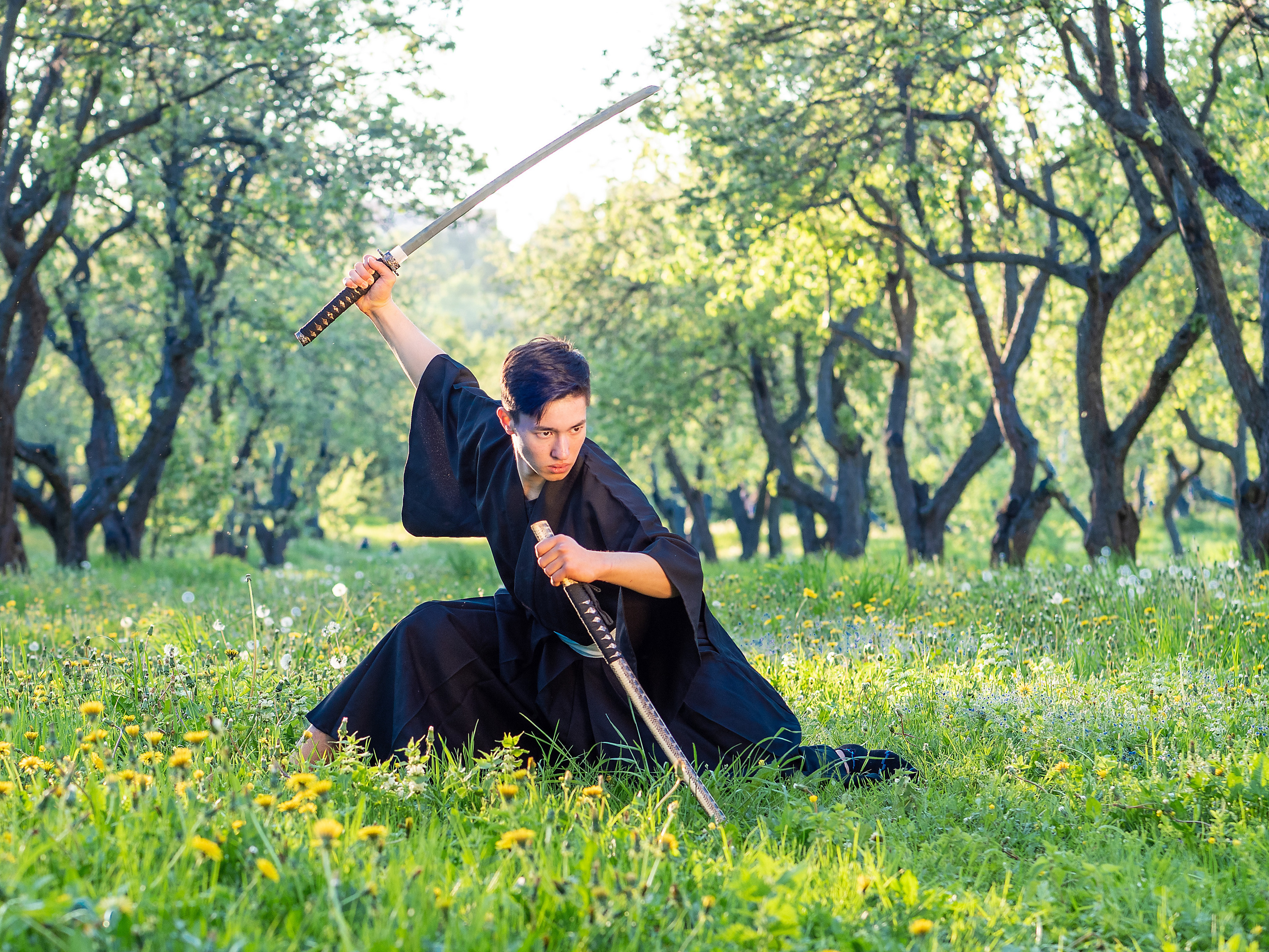 Мастер мечей. Творческие сьемки