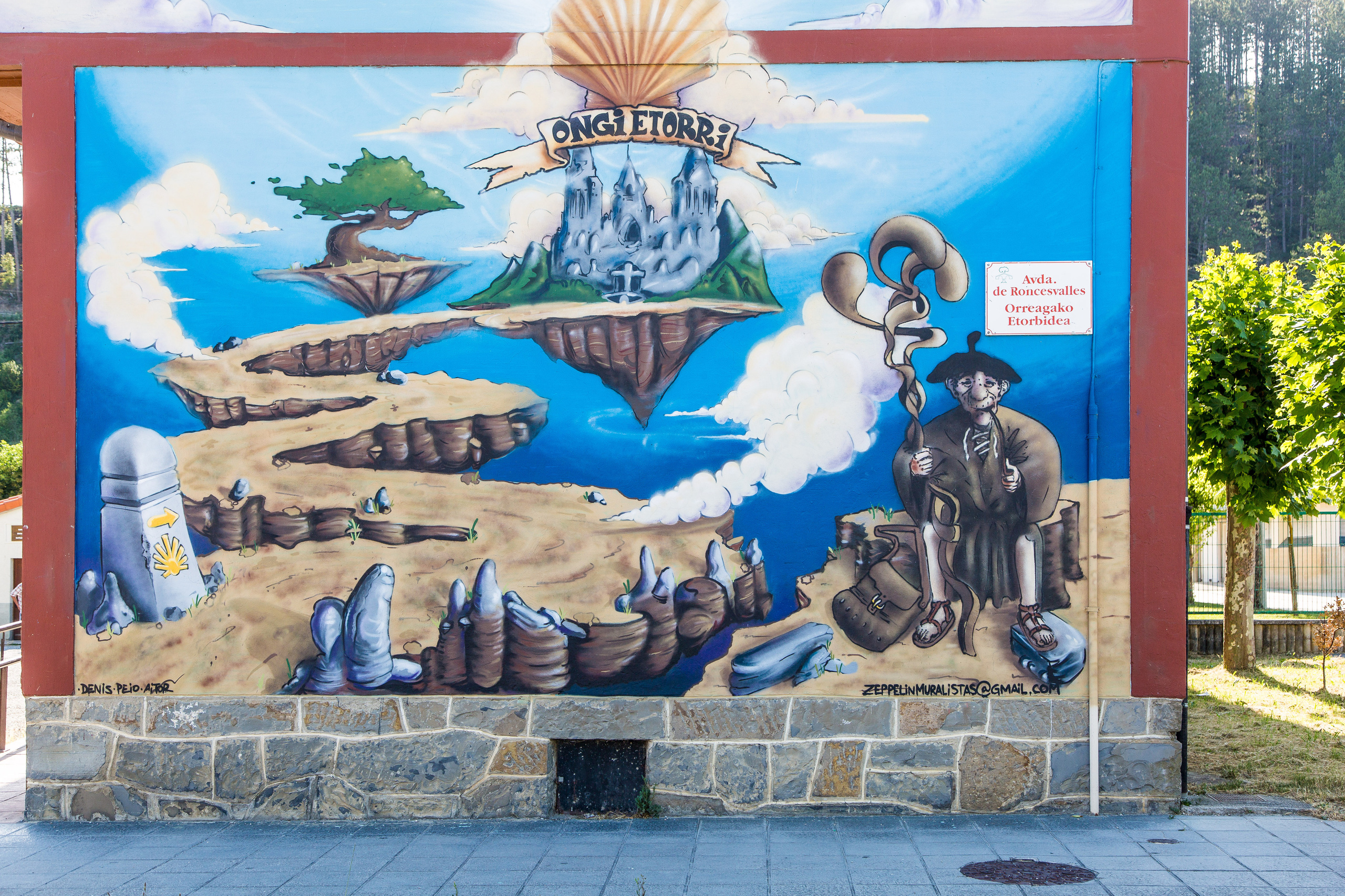 Испания, 2017, Путь Сантьяго из Сен-Жан-Пье-де-По. Творческие сьемки