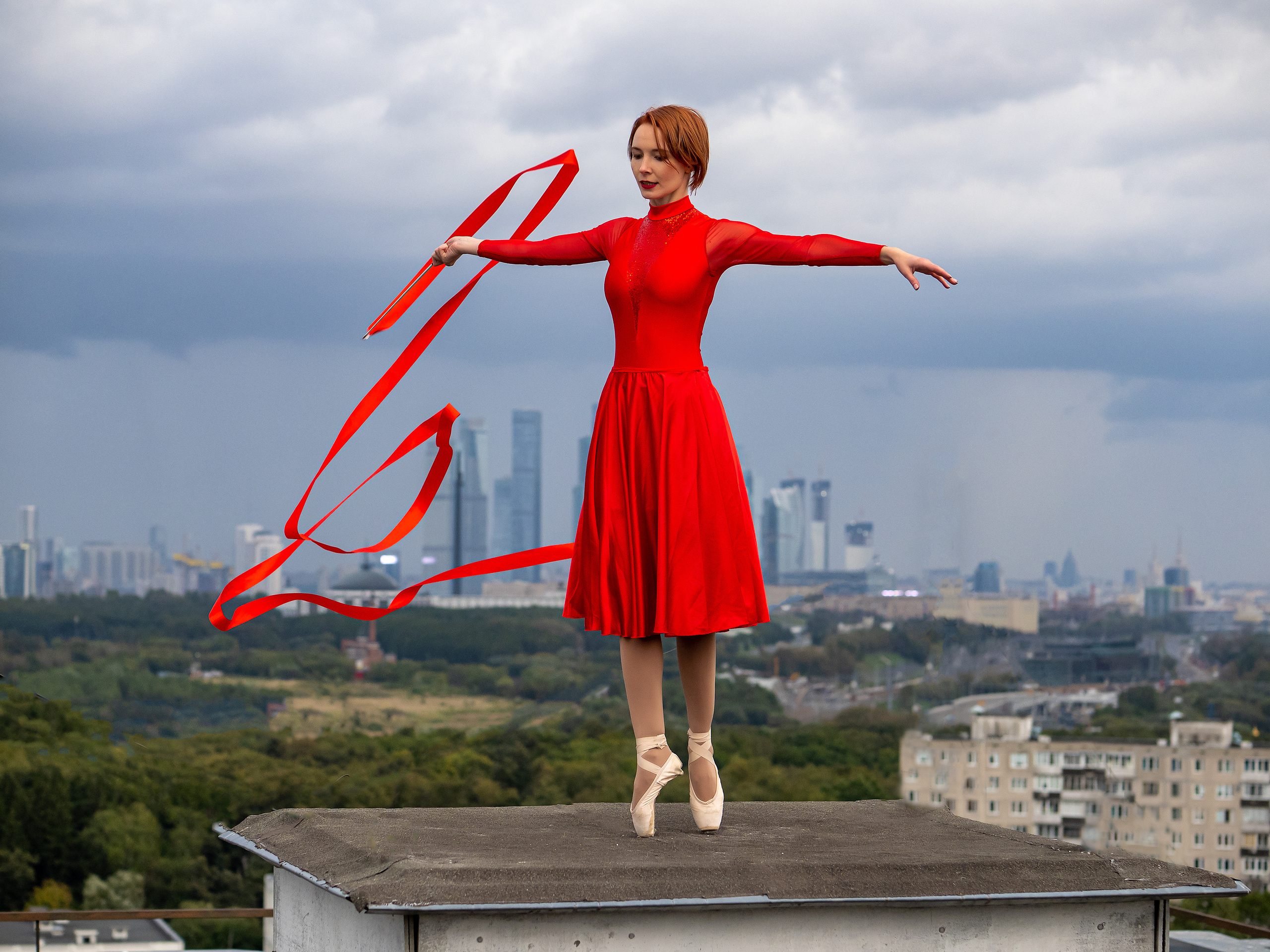 Танцы на крыше. Творческие сьемки