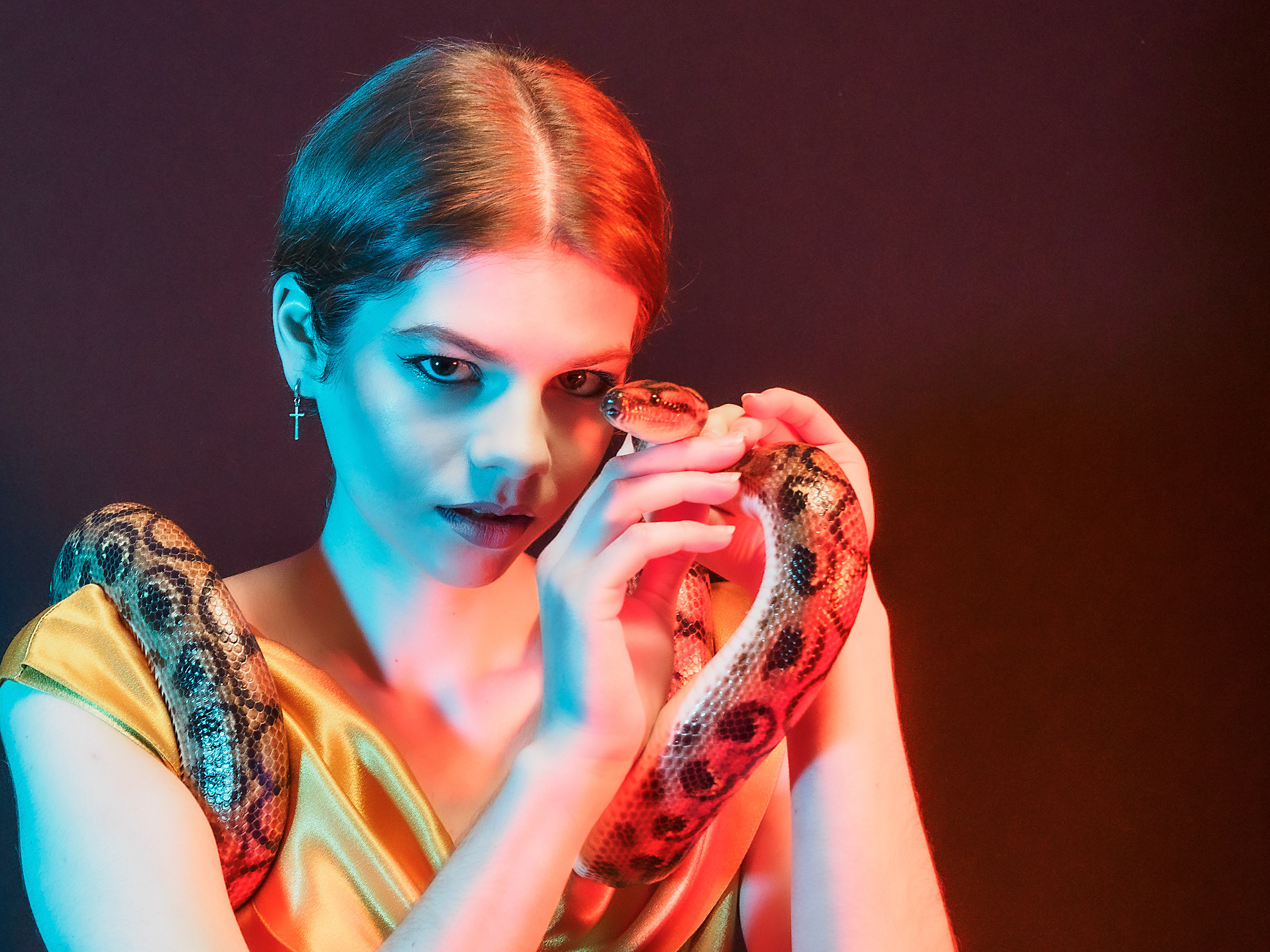 Радужный удав и Мария. Творческие сьемки