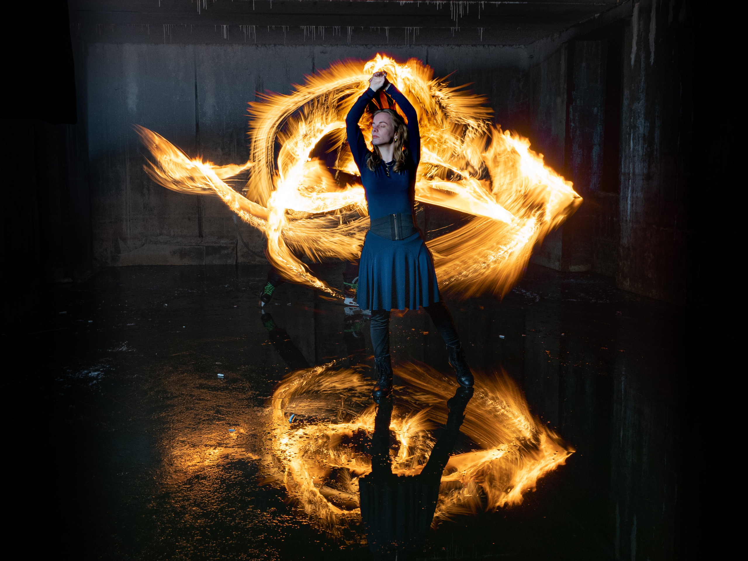 Огонь. Творческие сьемки