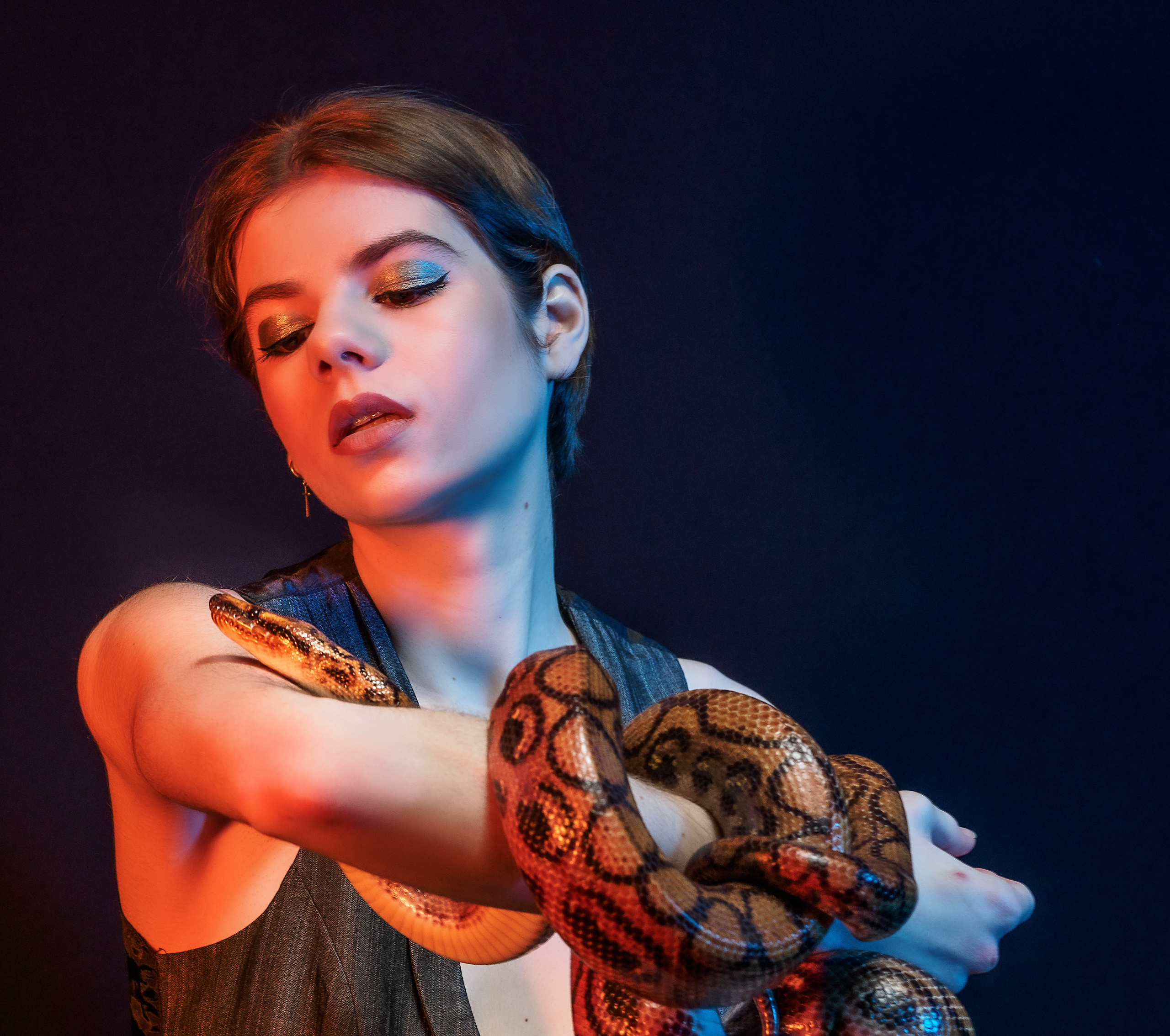 Радужный удав и Мария. Творческие сьемки