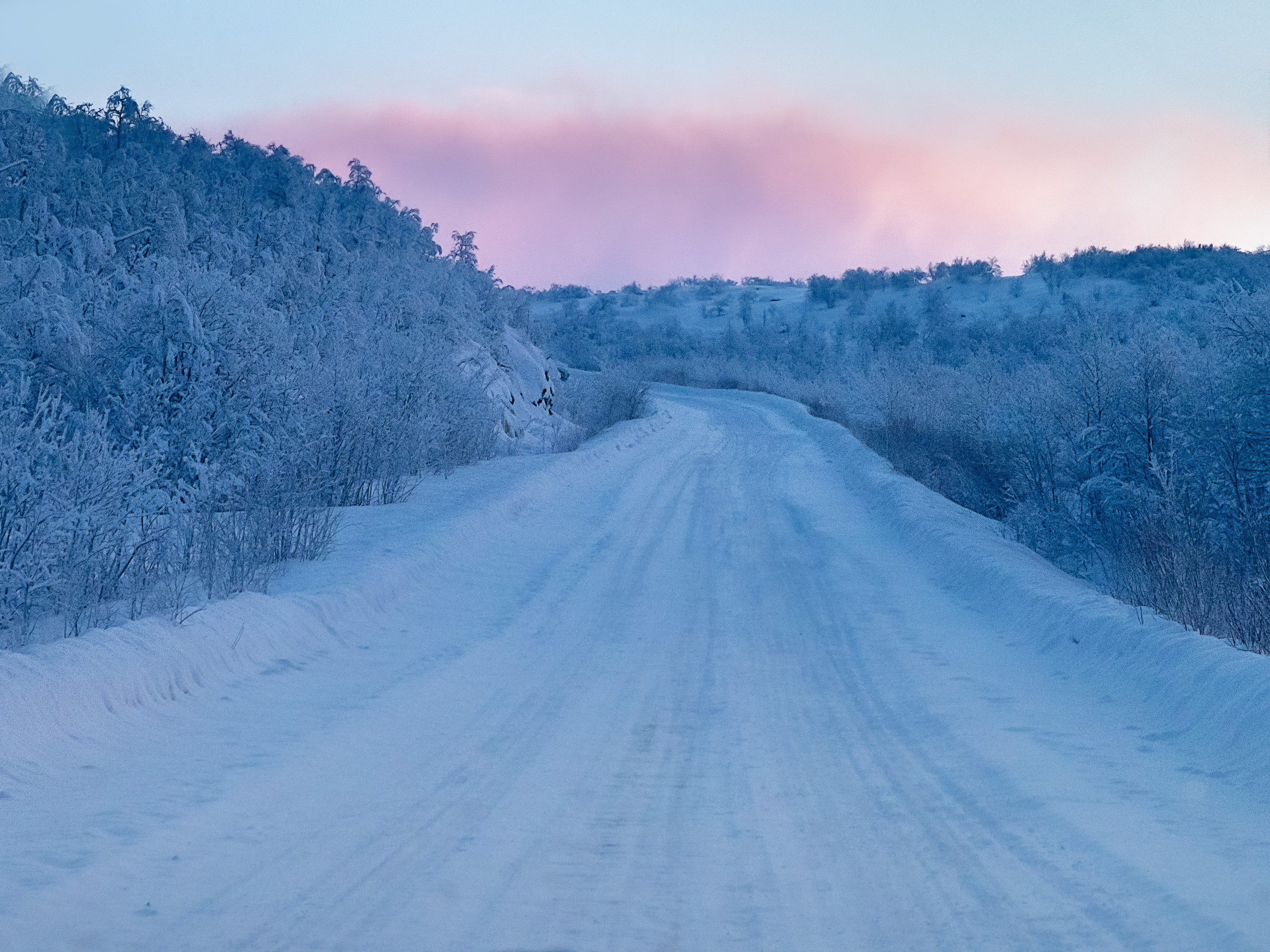 Мурманск, северное сияние. Творческие сьемки
