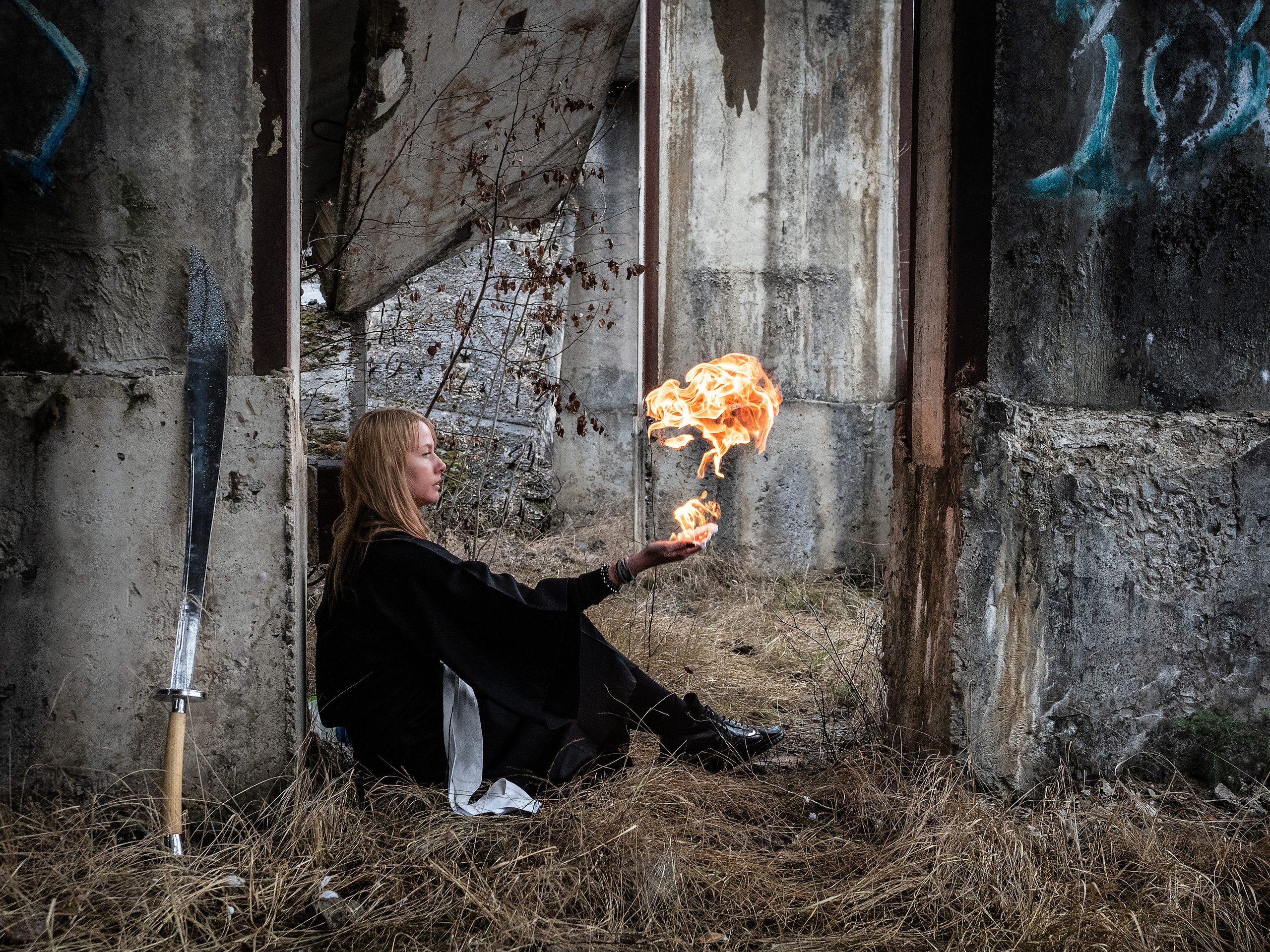 Огонь. Творческие сьемки