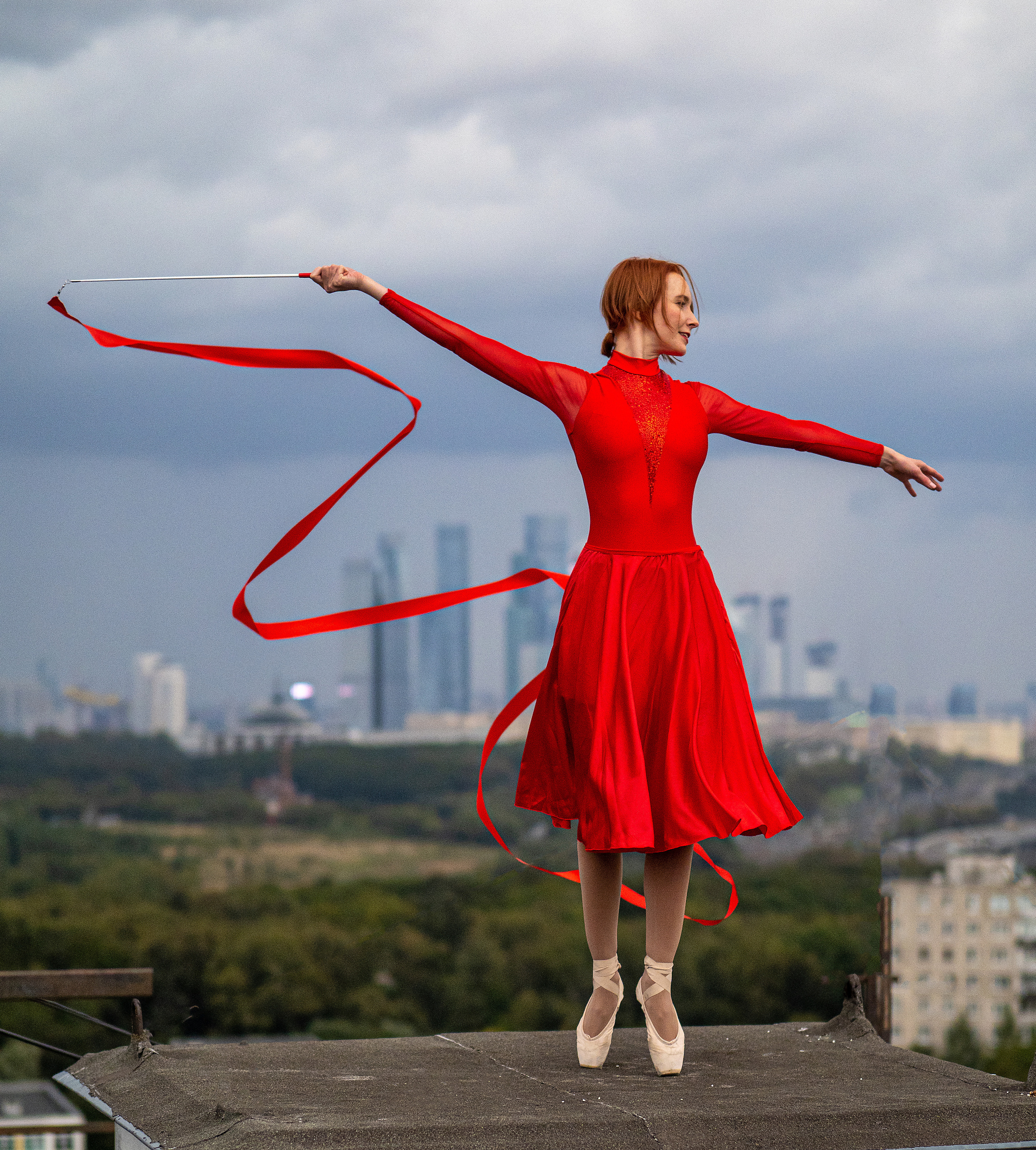 Танцы на крыше. Творческие сьемки