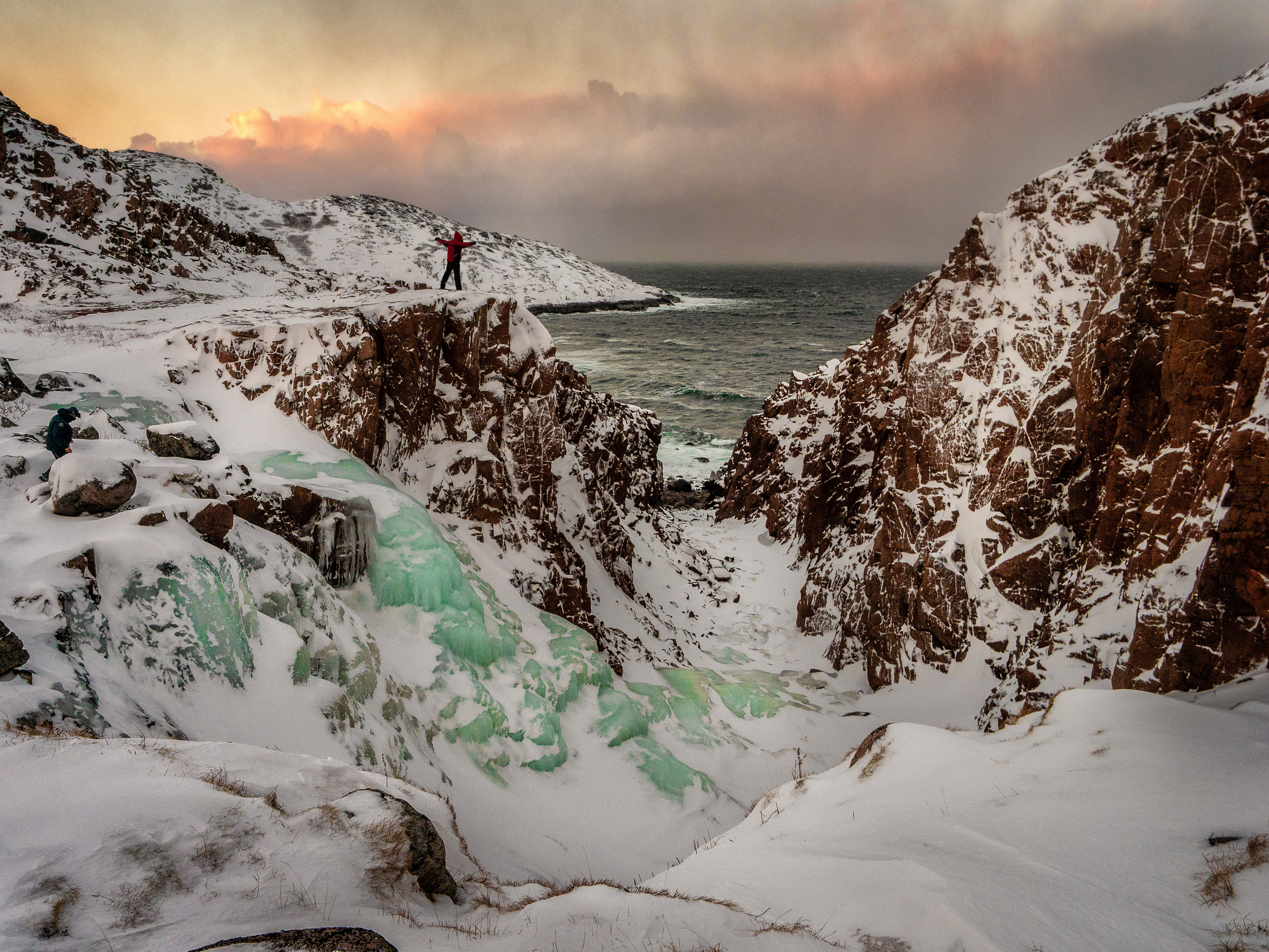 Мурманск, северное сияние. Творческие сьемки