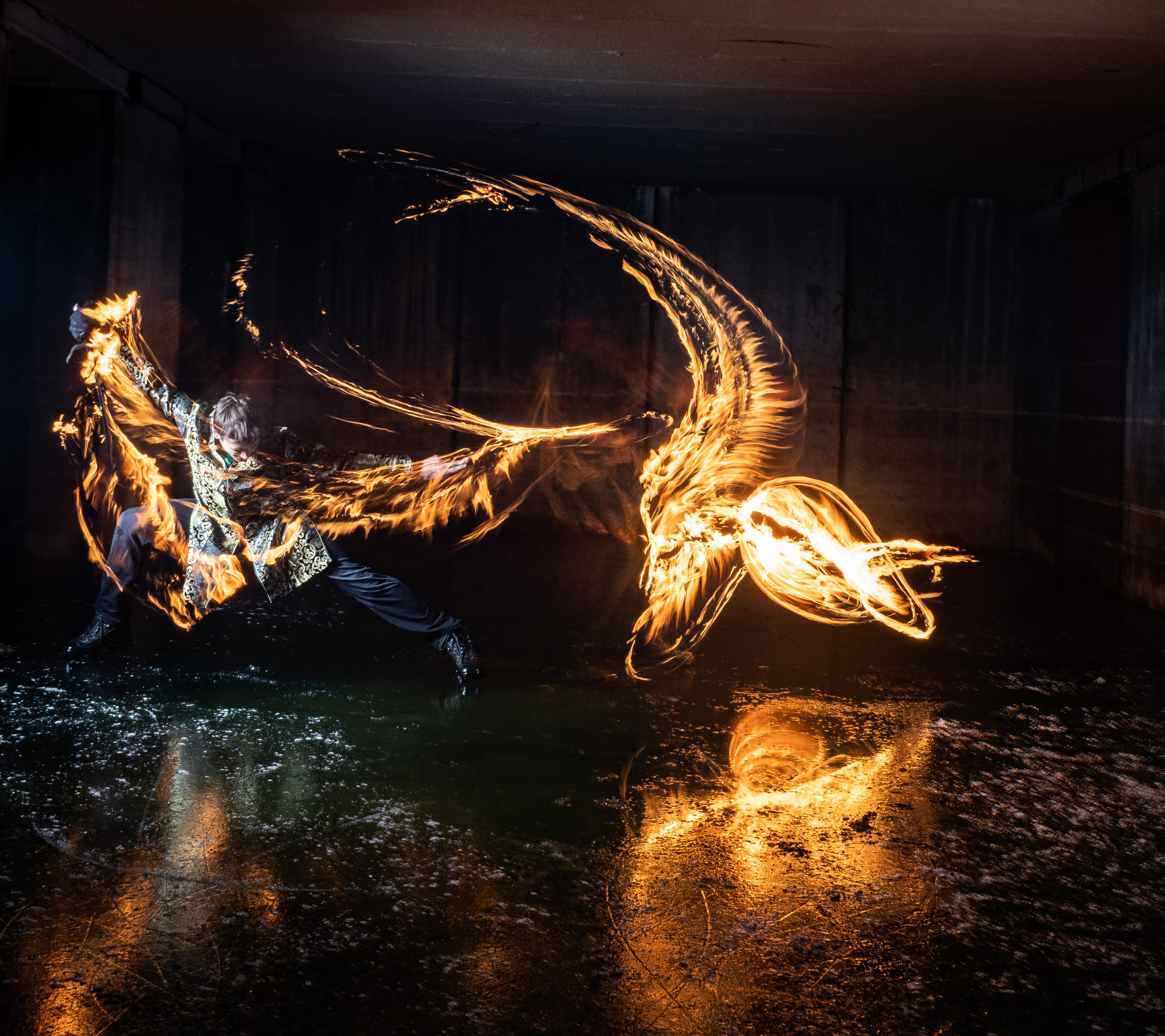 Огонь. Творческие сьемки