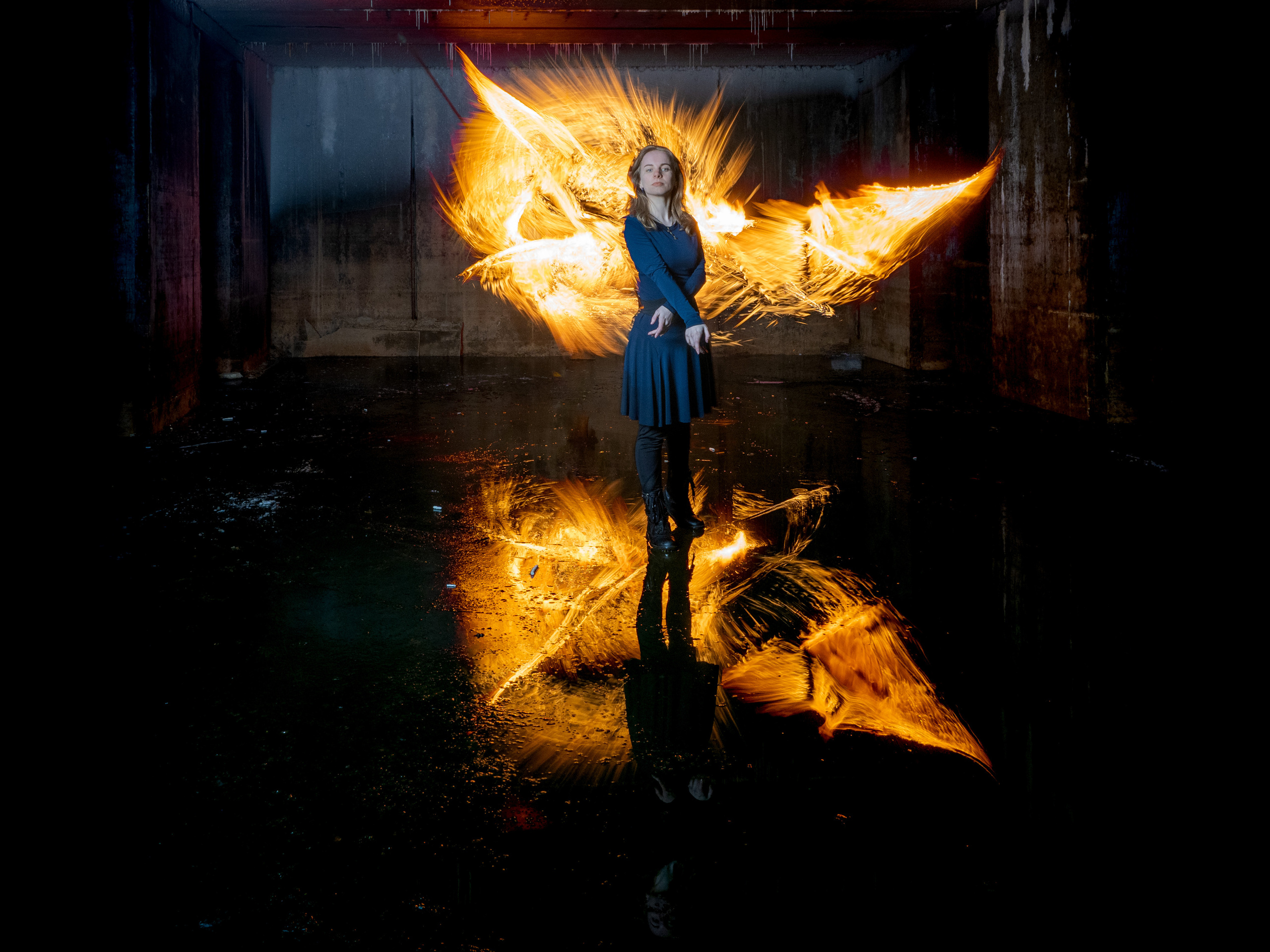 Огонь. Творческие сьемки