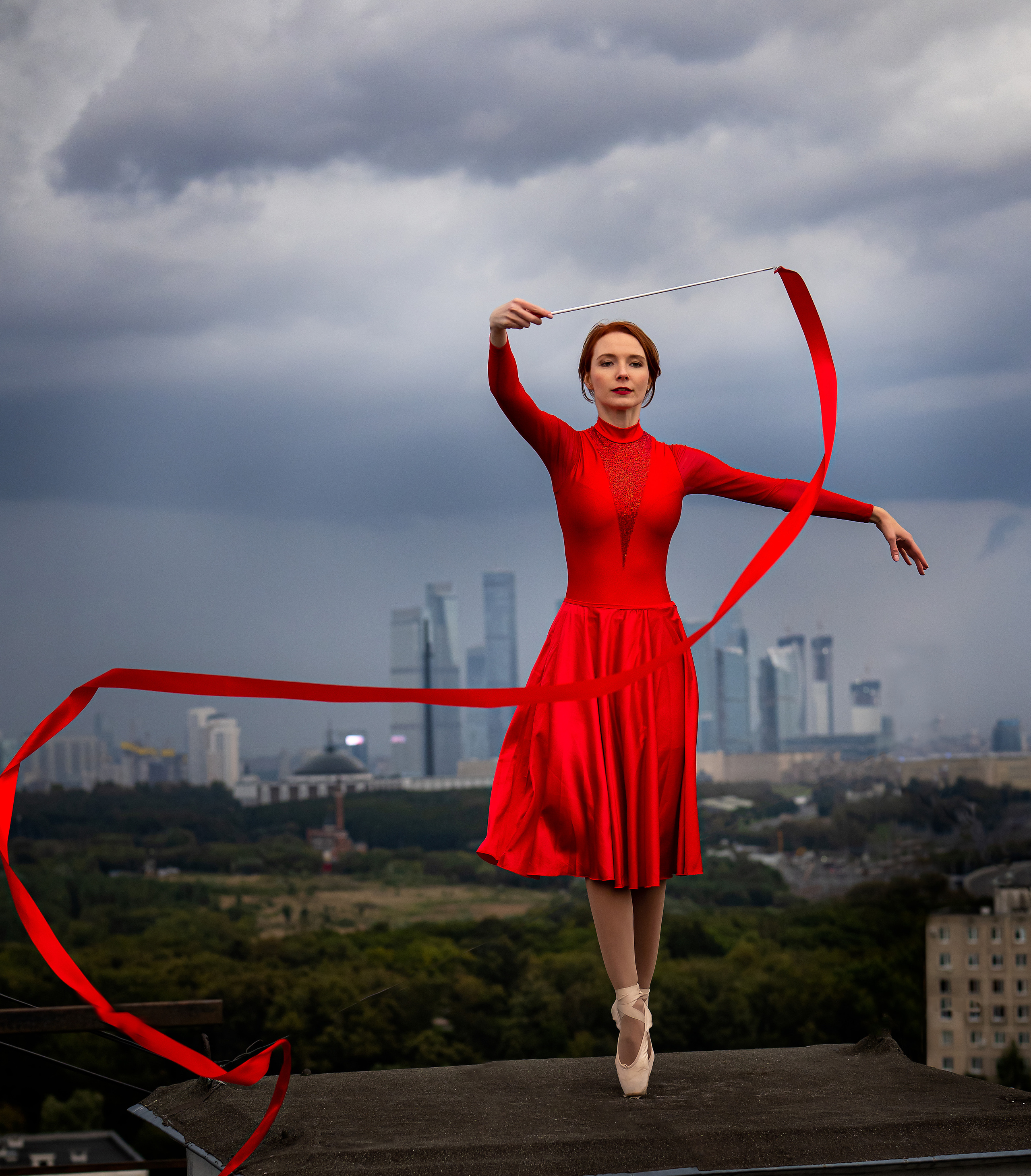 Танцы на крыше. Творческие сьемки