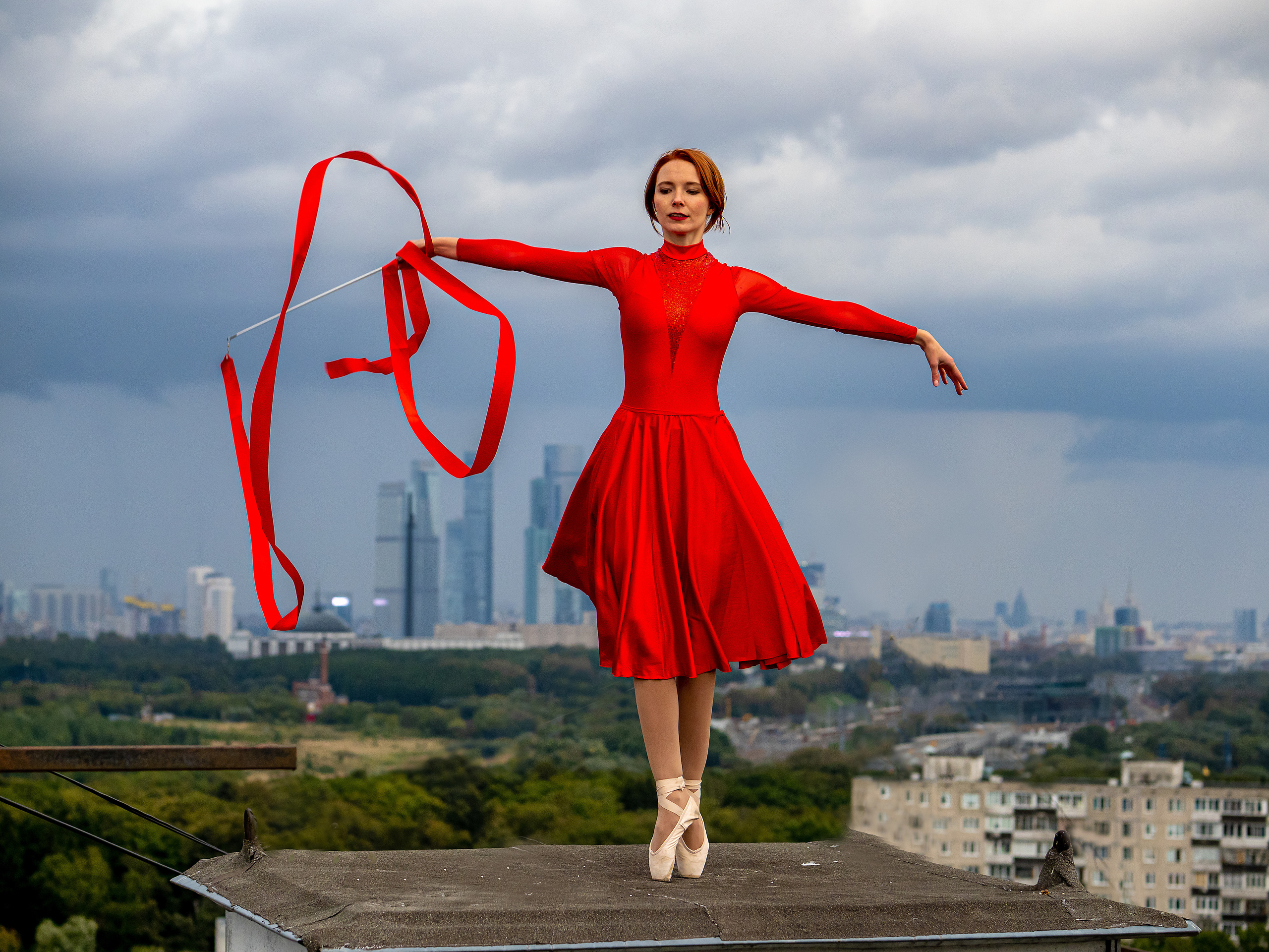 Танцы на крыше. Творческие сьемки