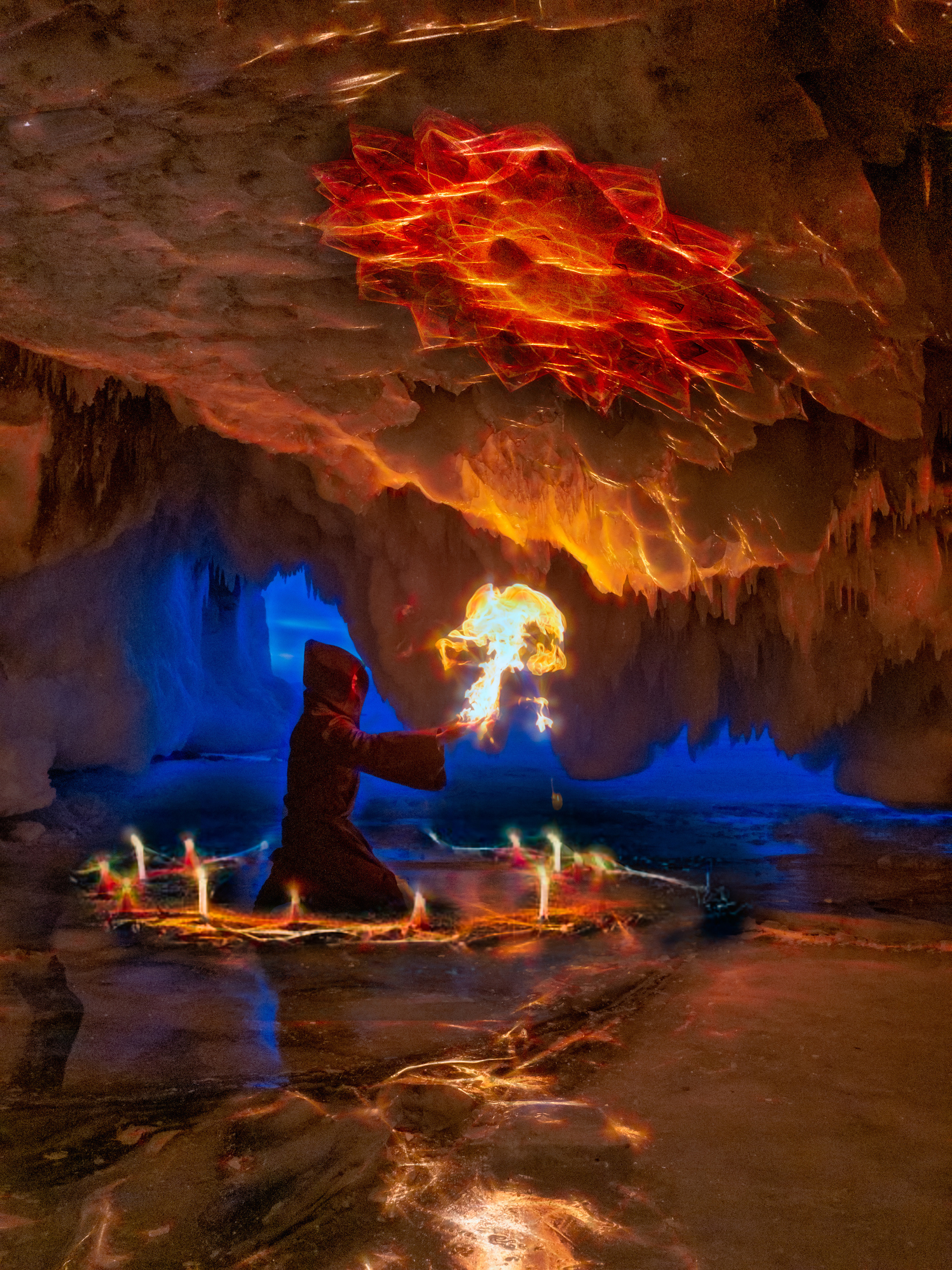 Огонь. Творческие сьемки