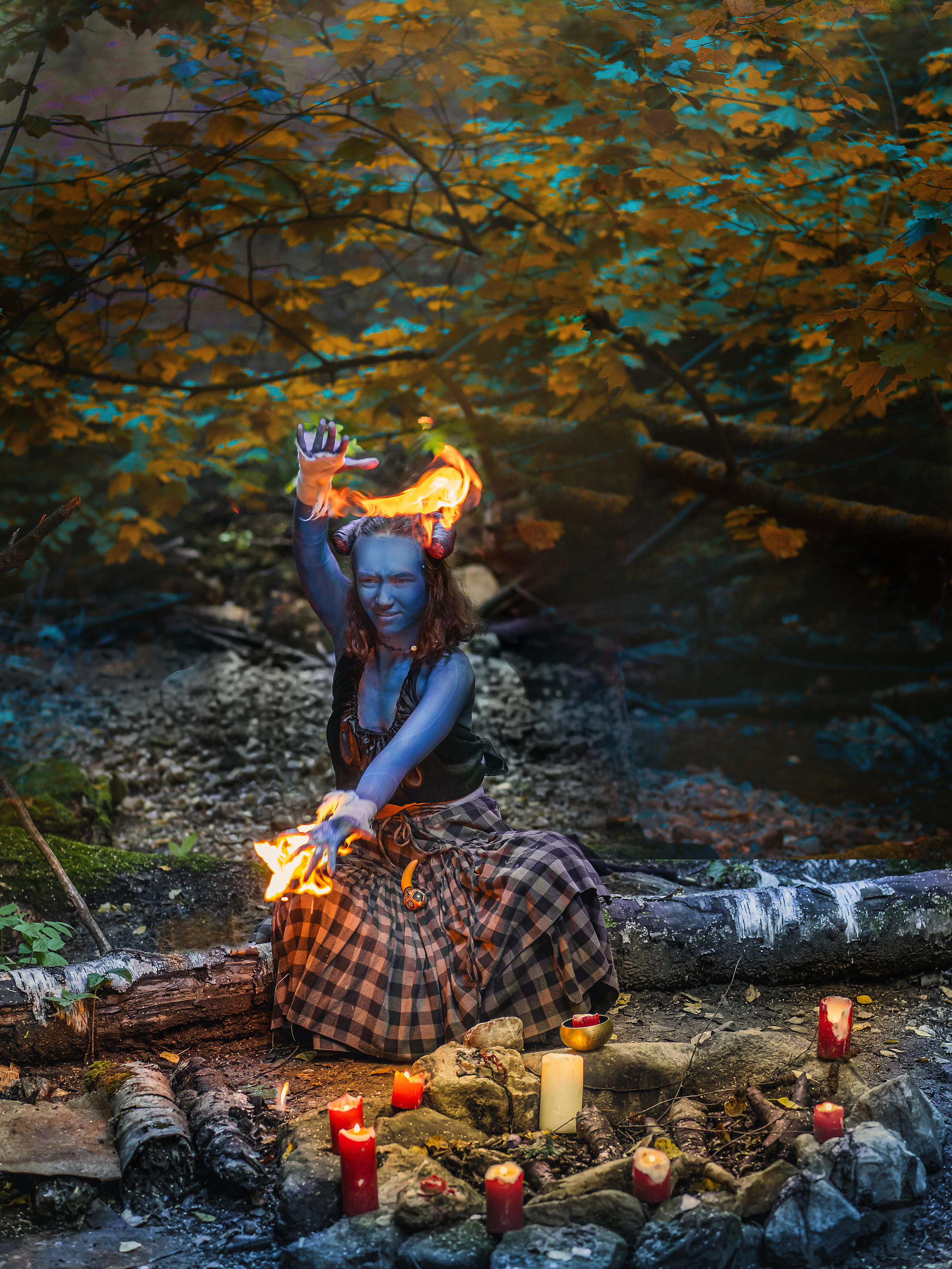 Огонь. Творческие сьемки