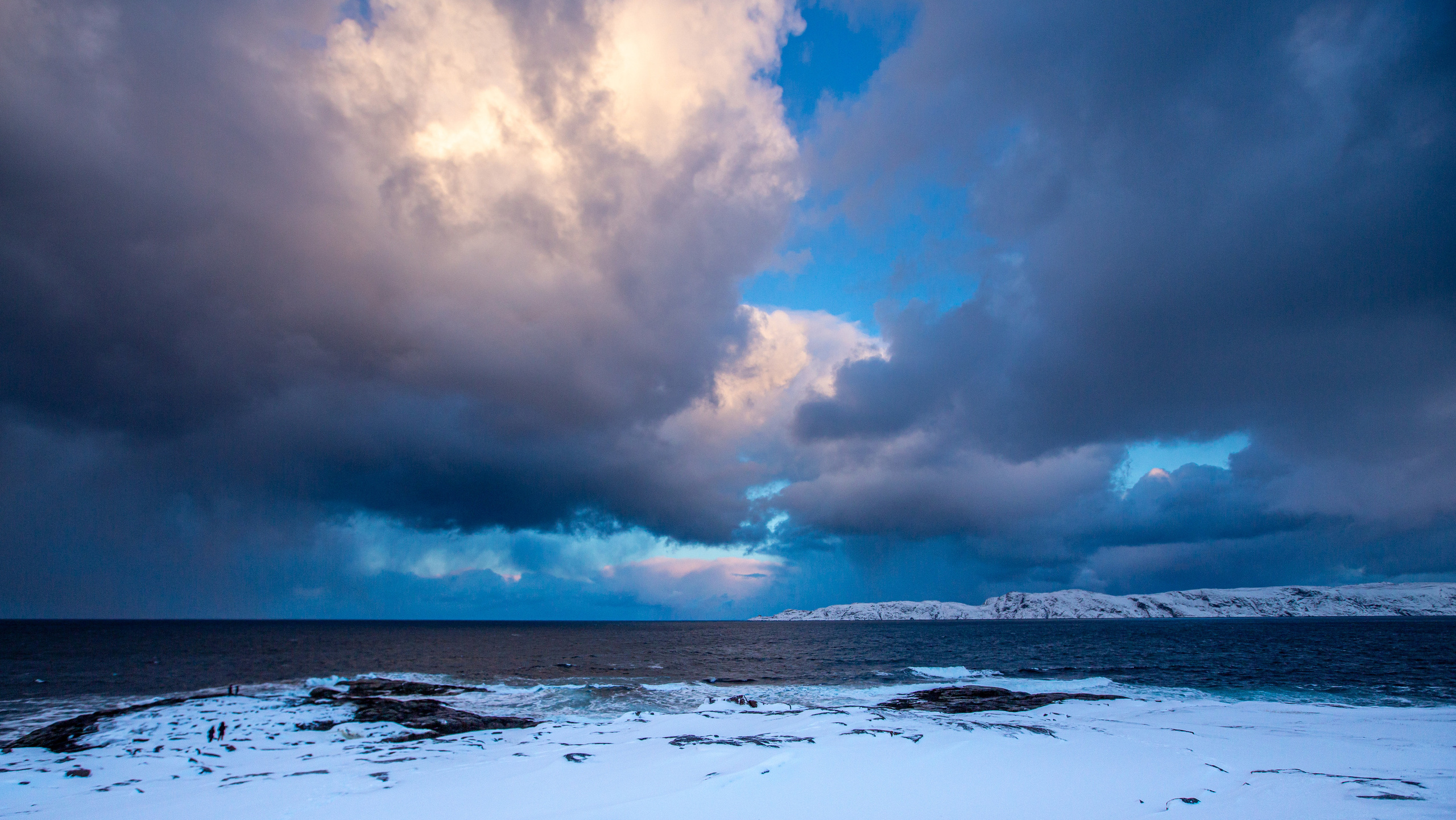 Мурманск, северное сияние. Творческие сьемки