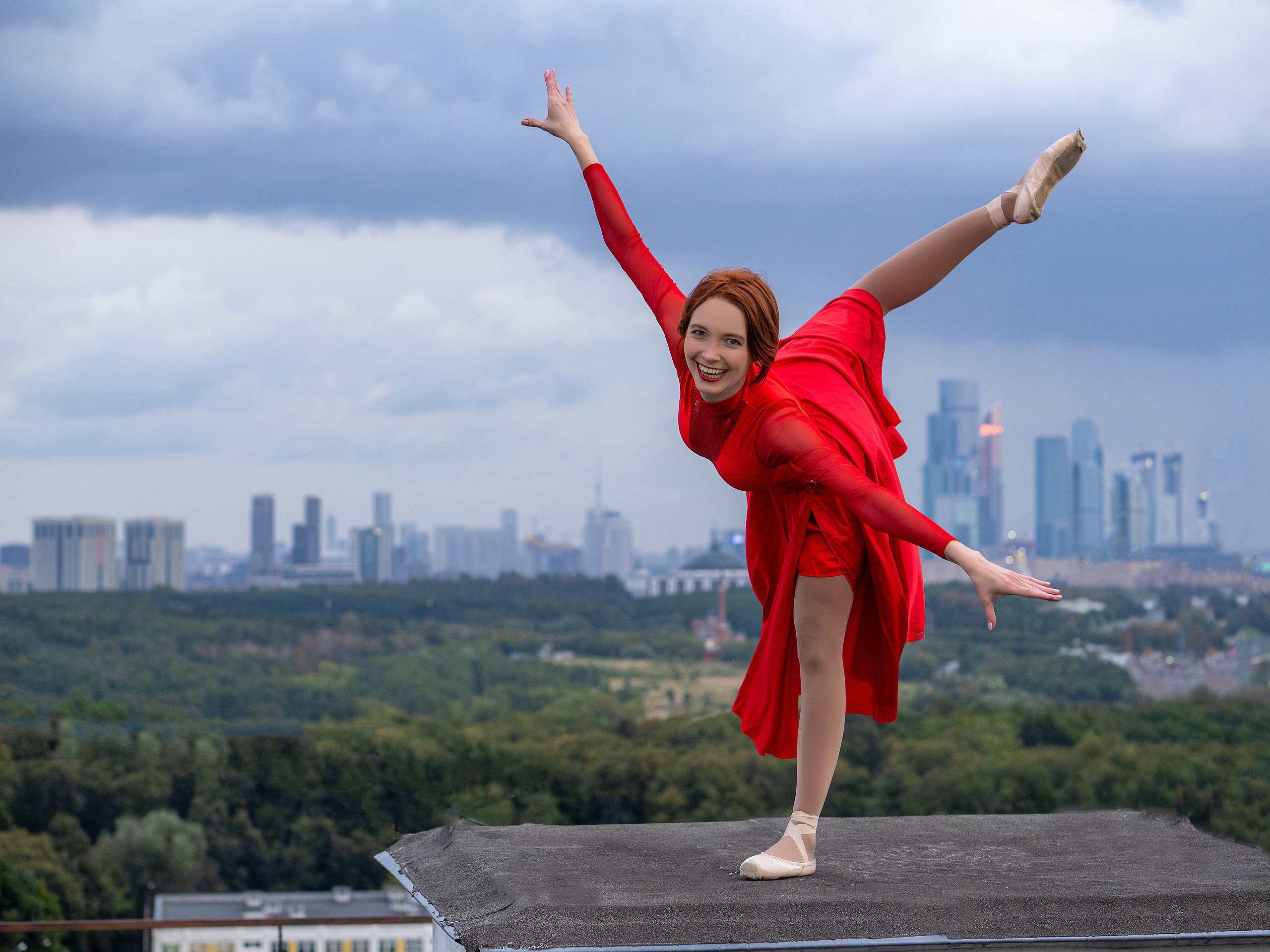 Танцы на крыше. Творческие сьемки