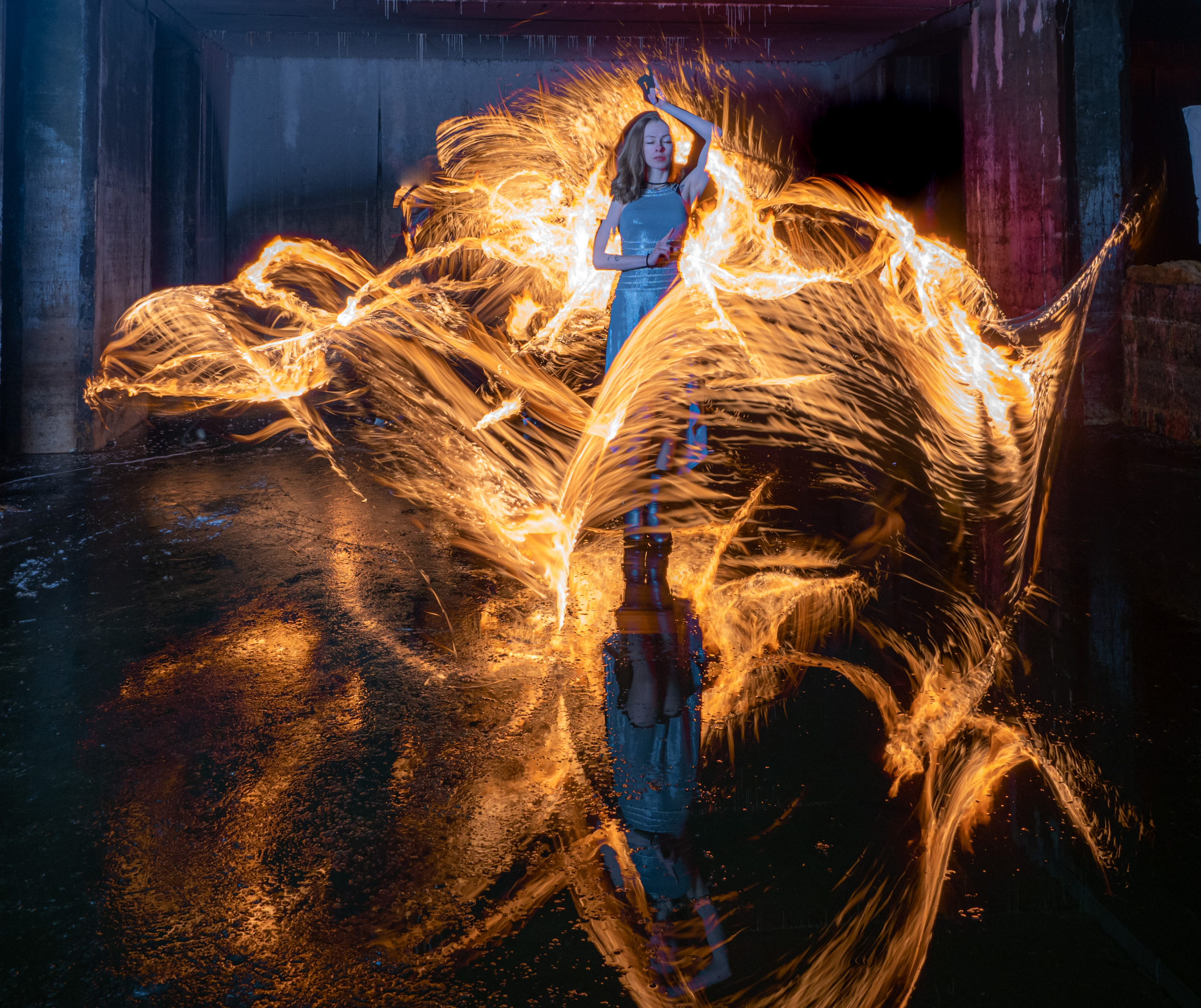 Огонь. Творческие сьемки