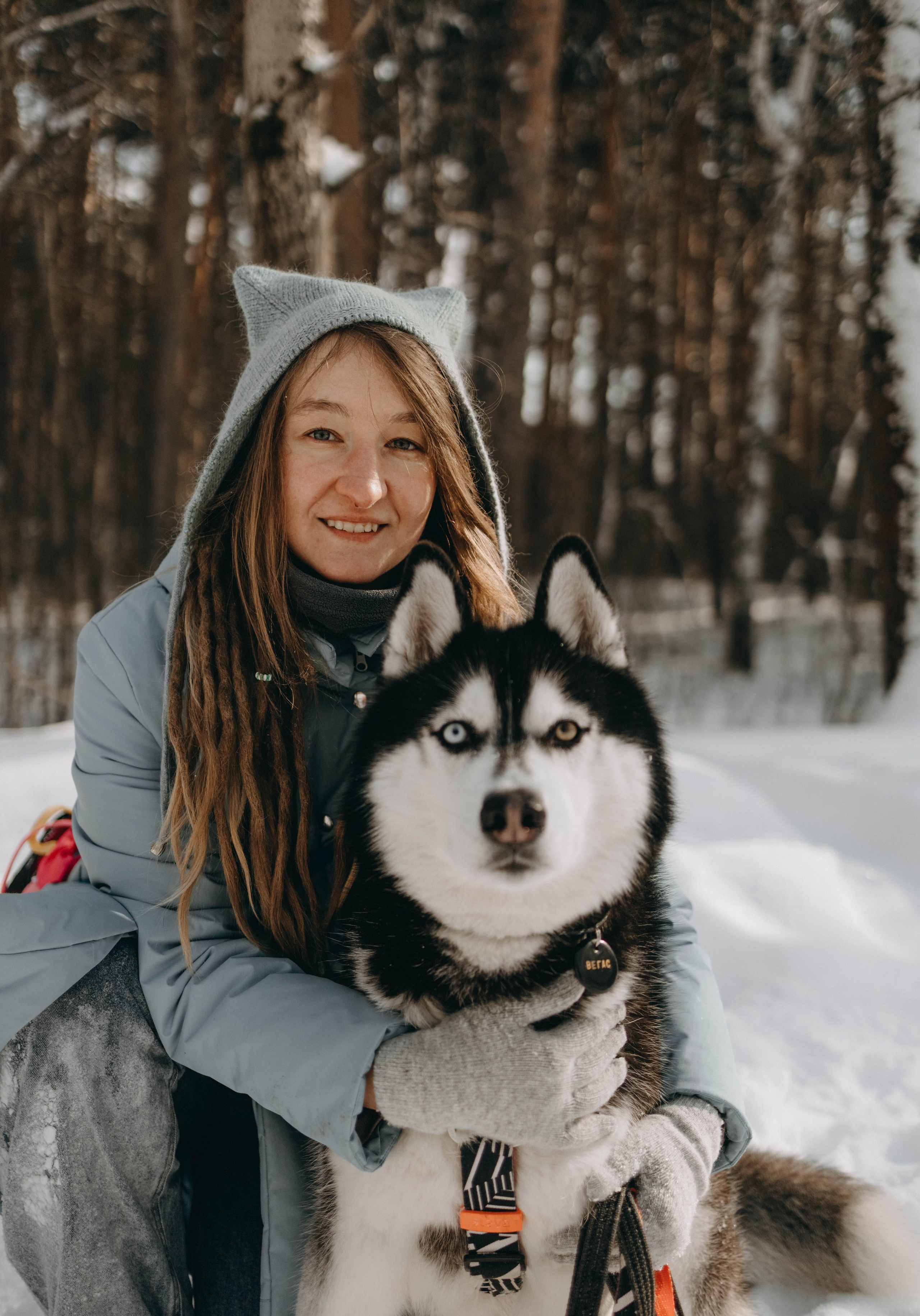 Анна и Вегас. Фотограф-анималист в Екатеринбурге | Кристина