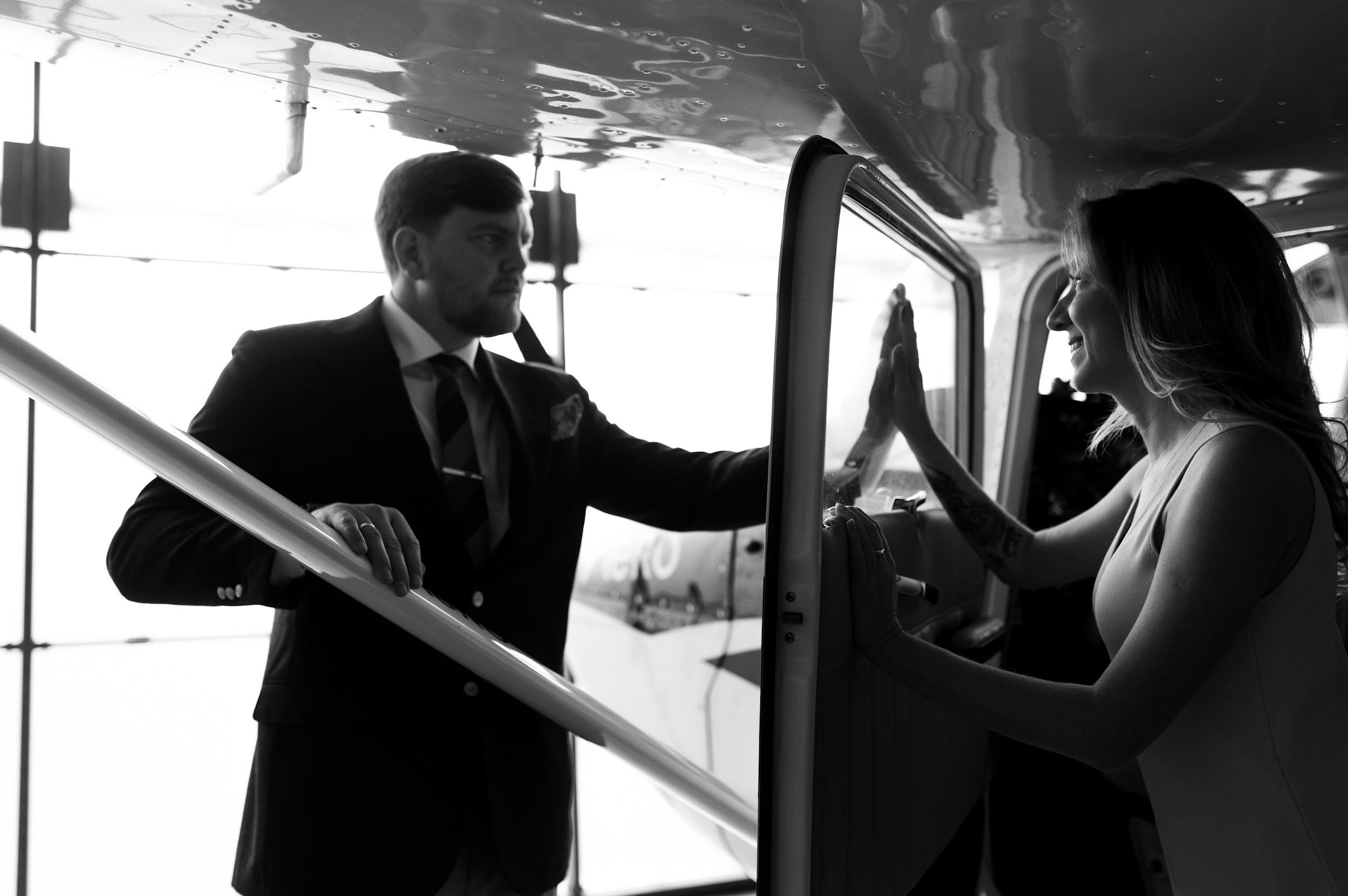 Love-story. Самолёт. Фотограф Марина Росси