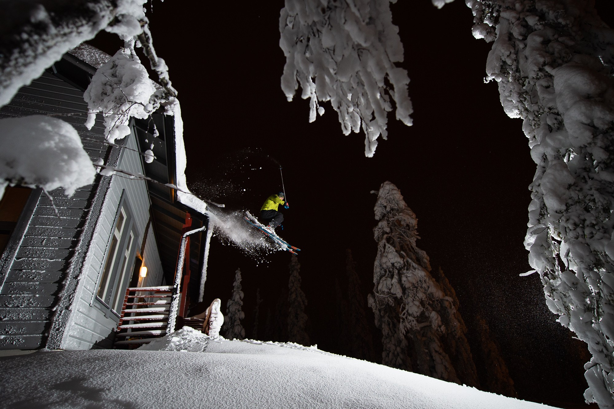 Фрирайд на лыжах фото