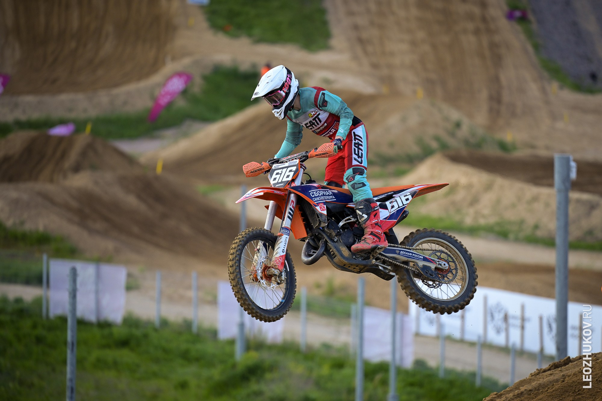 1 round of ММТ RGP russian motocross championships. Sports photographer Leonid Zhukov