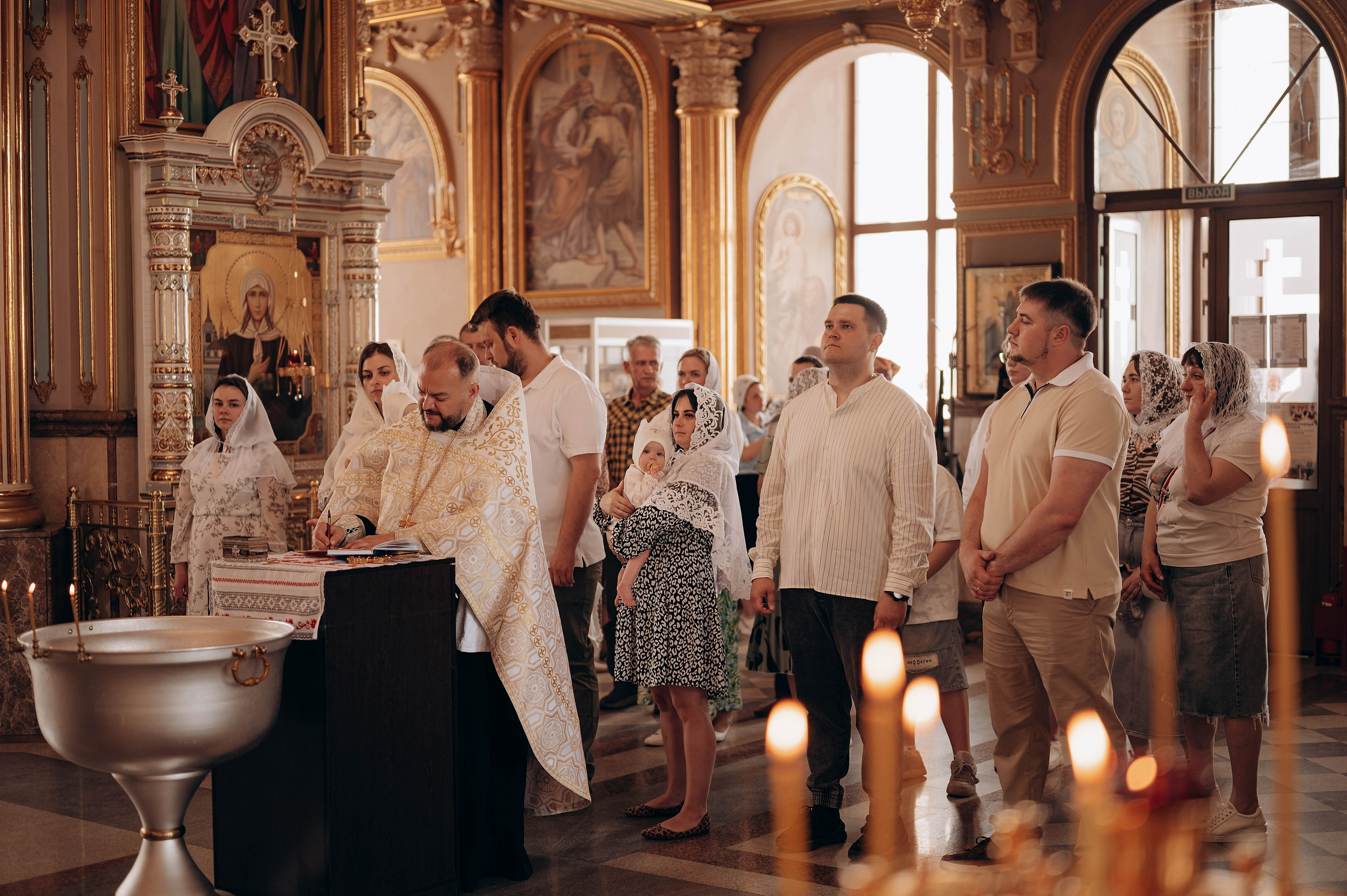 Таинство Крещения. Фотограф Юлия Щербакова