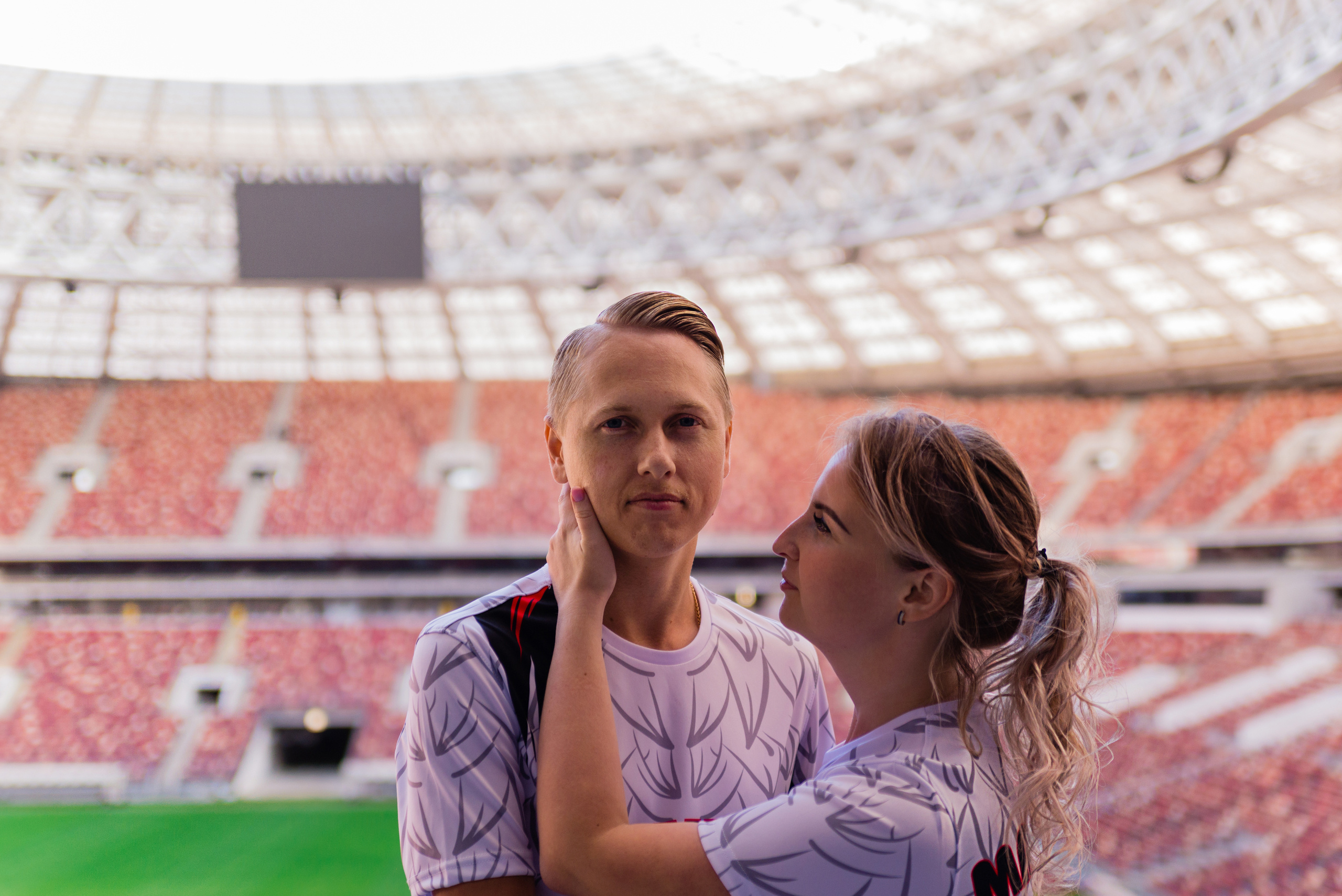 Илья и Мария. Стадион Лужники. Свадебный и семейный фотограф Москва Видное Домодедово