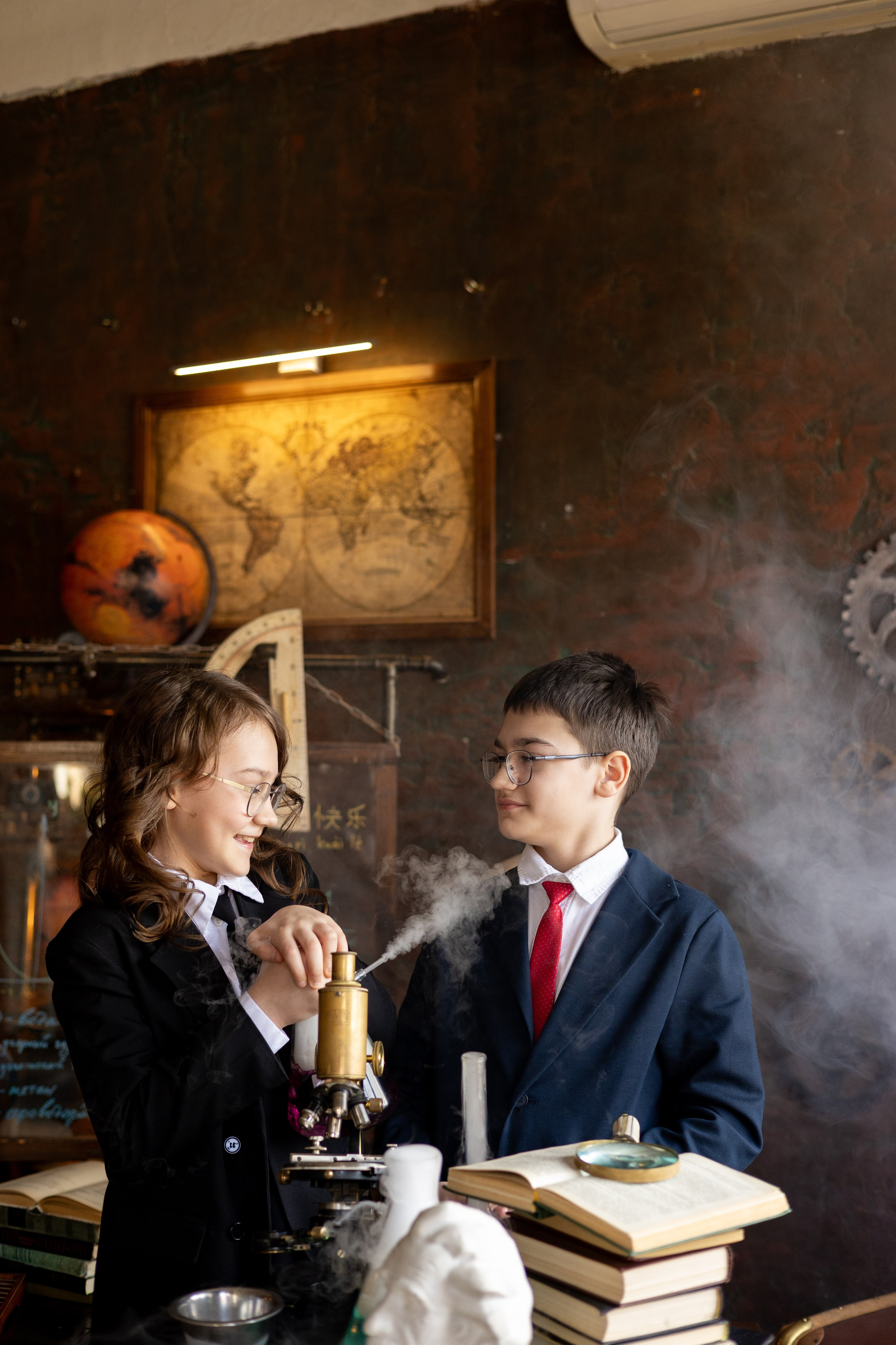 Фотосессия в лаборатории. Семейный фотограф в Москве Марина Петра