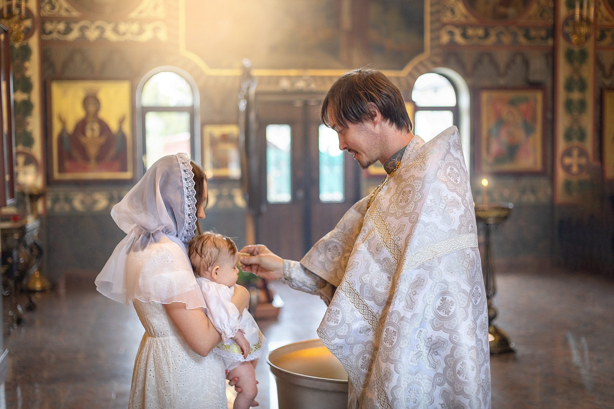 КРЕЩЕНИЕ. Фотограф Юлия Бусыгина