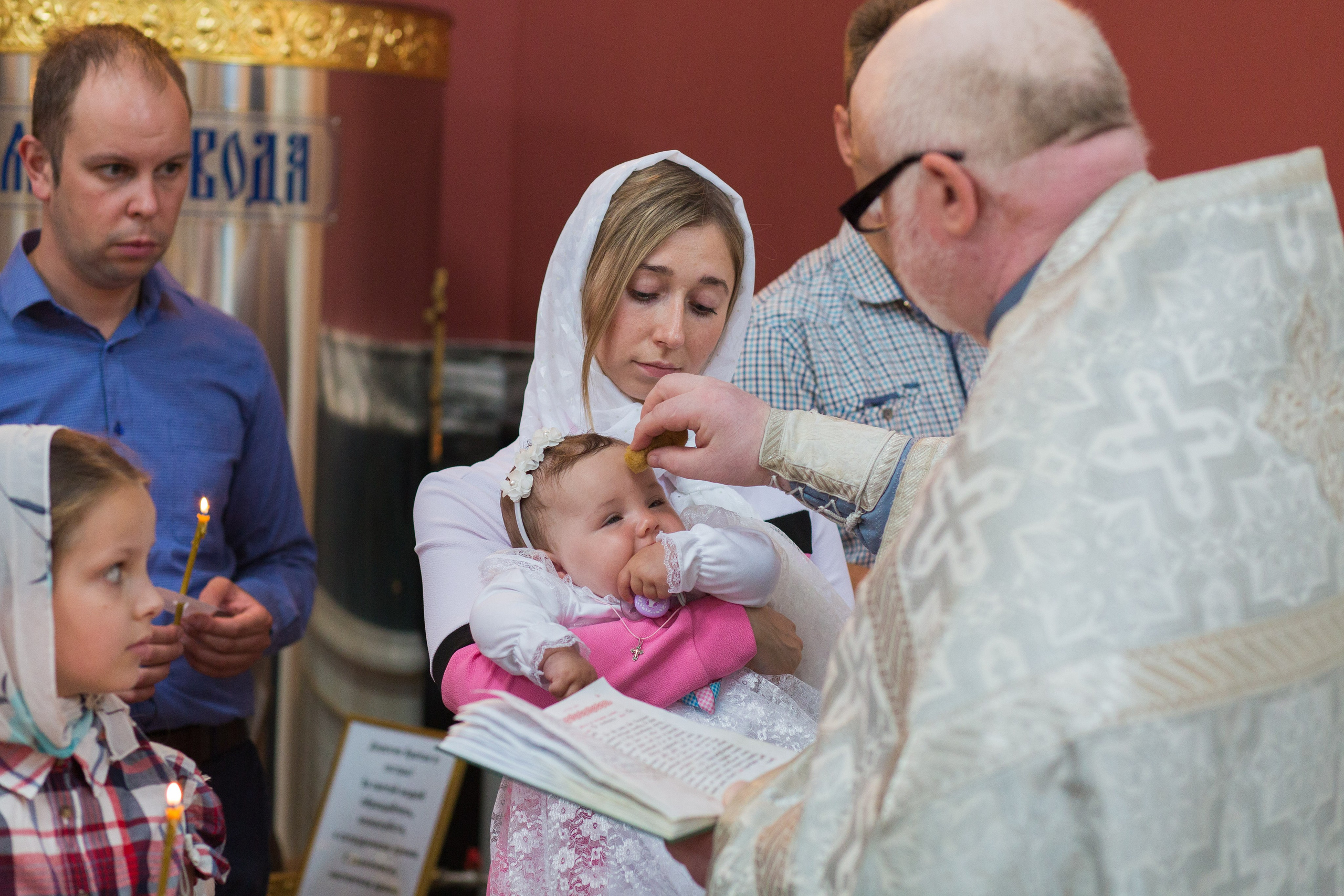Крещение Вероника. Фотограф Александр Заломаев
