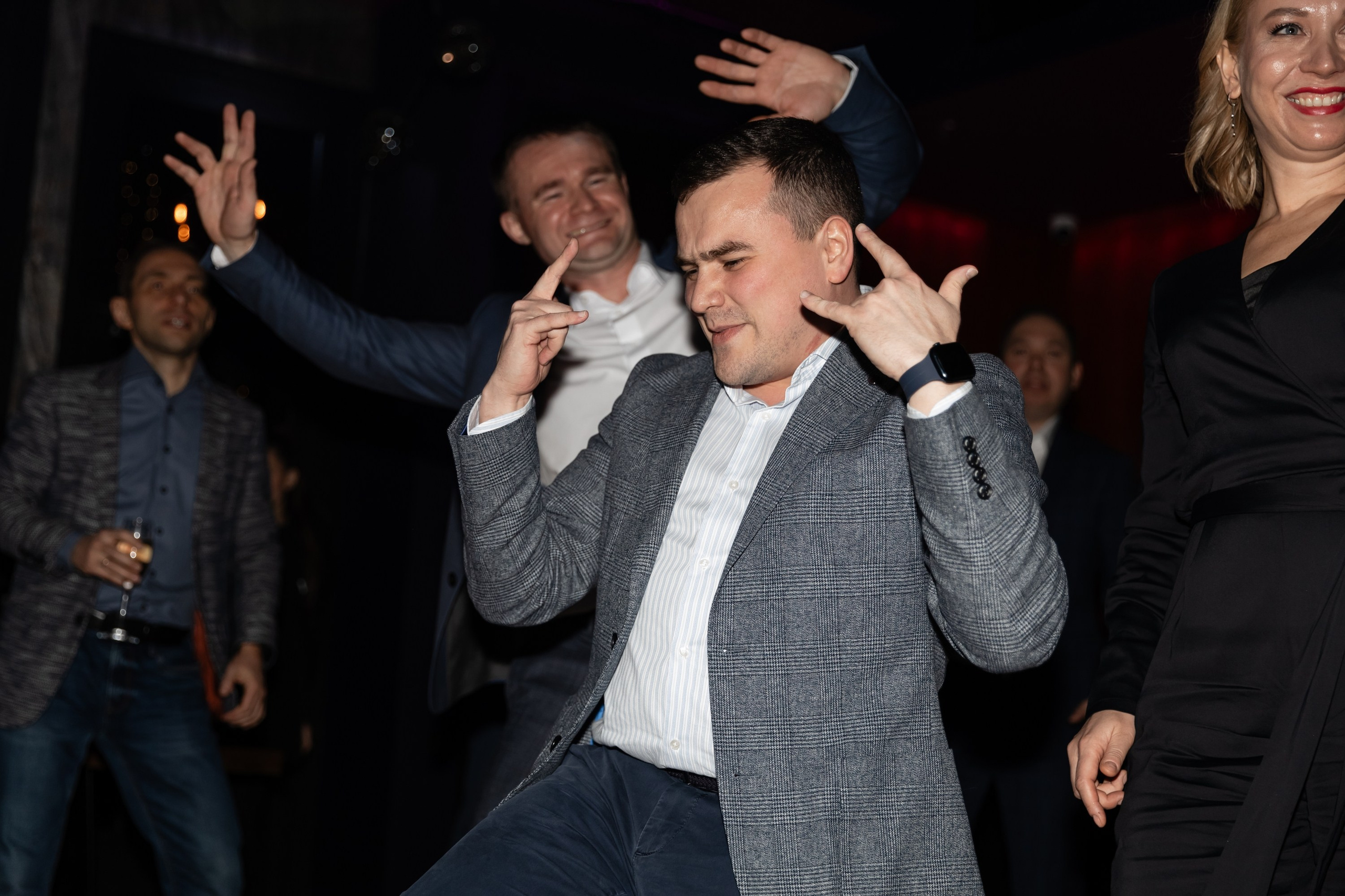 Новогодний корпоратив (Караоке клуб Who is who). Татьяна Чернышова свадебный фотограф Москва