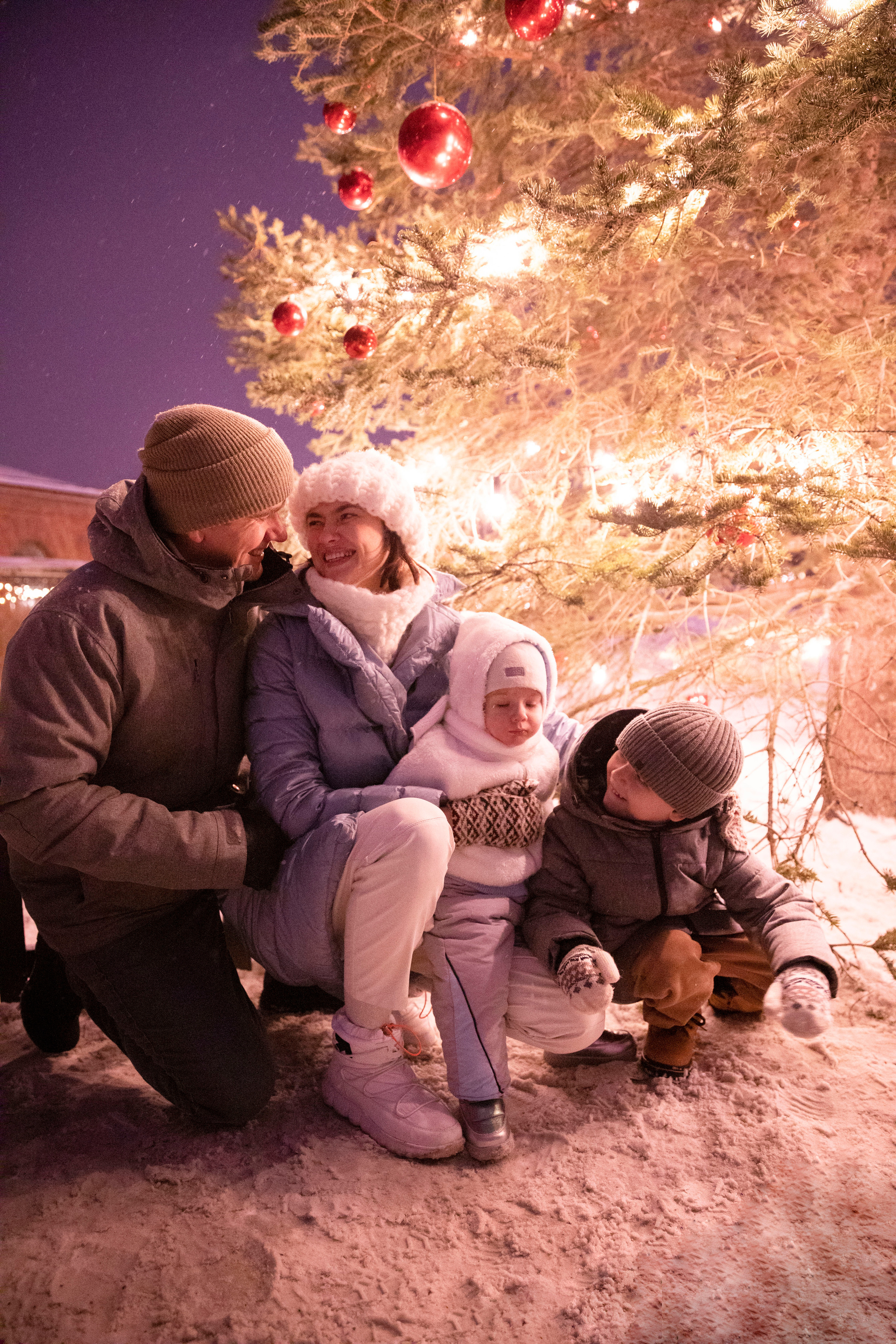 Новогодняя прогулка. Семейный и детский фотограф в Санкт-Петербурге Юлия Суркова