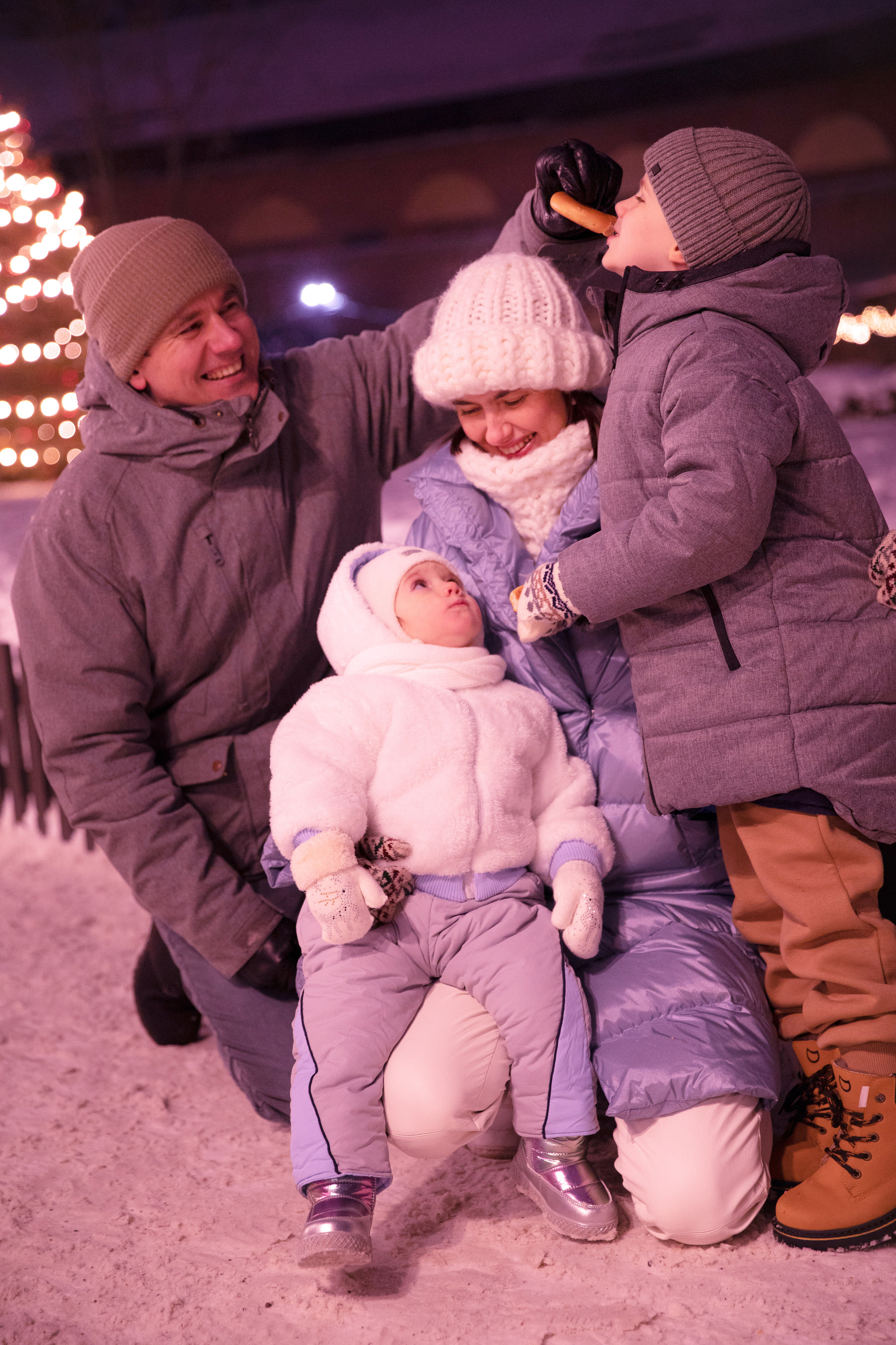 Новогодняя прогулка. Семейный и детский фотограф в Санкт-Петербурге Юлия Суркова