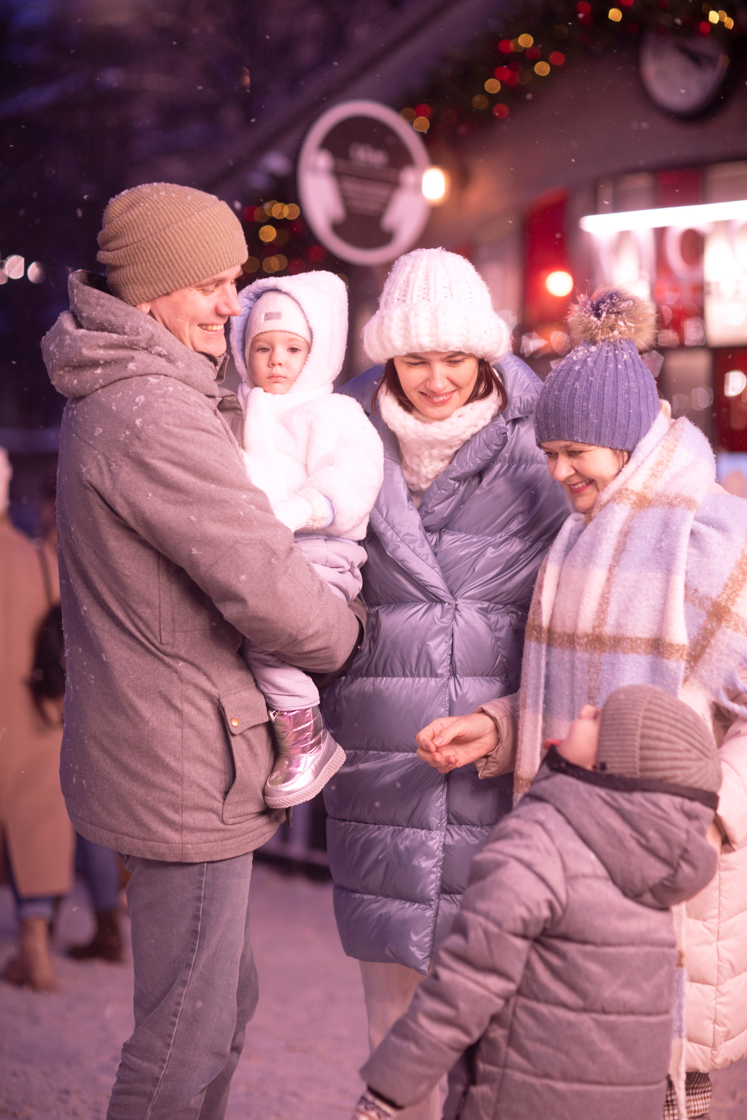 Новогодняя прогулка. Семейный и детский фотограф в Санкт-Петербурге Юлия Суркова