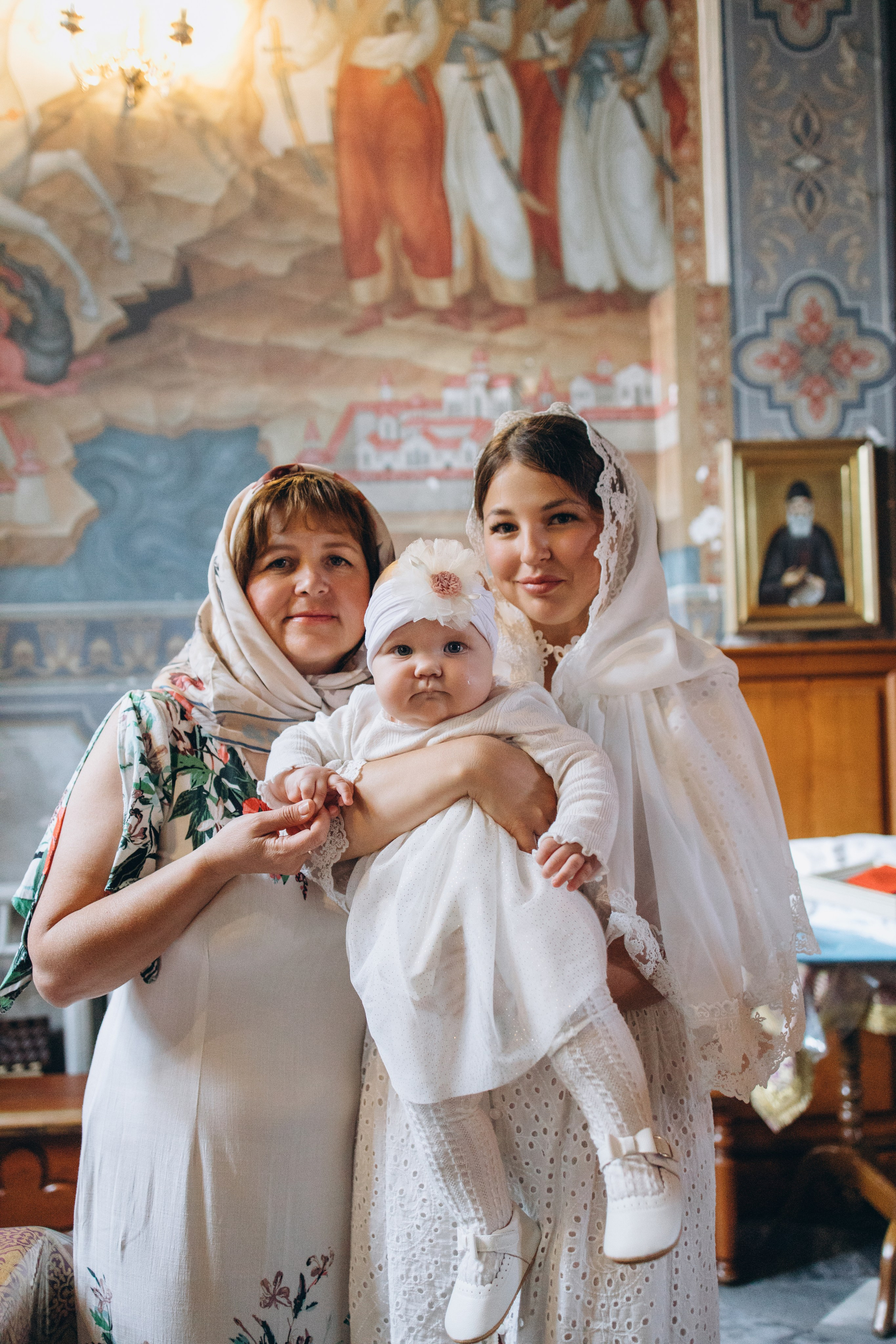 Таинство Крещения Софии. Свято-Ильинский храм Краснодар. Семейный фотограф Наталия Демченко, Краснодар